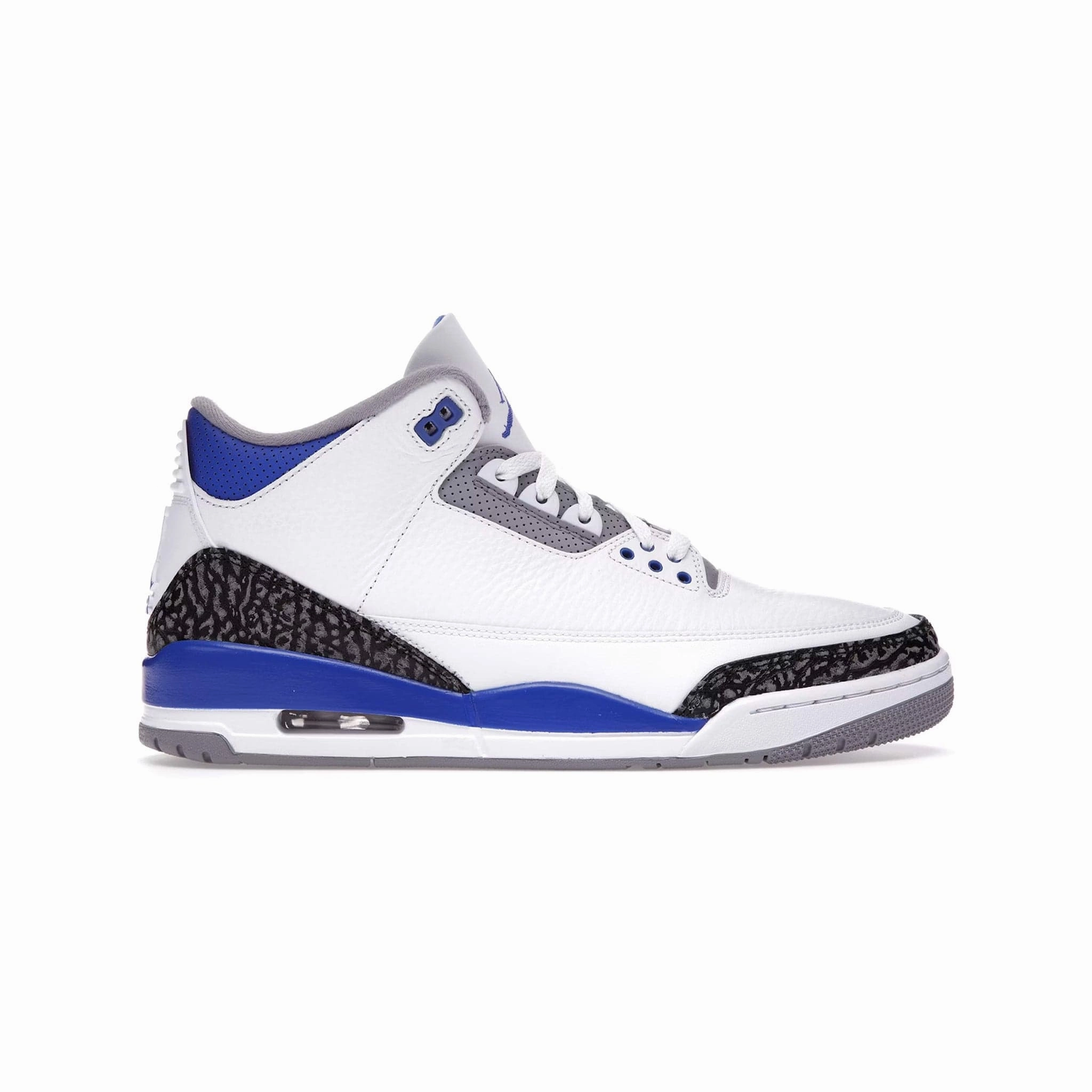 Elevated Design Stretchable Material Jordan 3 Retro Racer Blue
