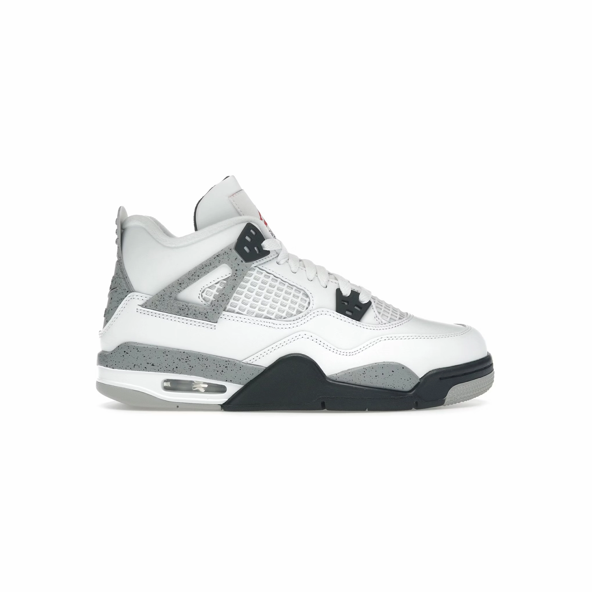 Jordan 4 Retro White Cement (2025) (GS) Clean Shape