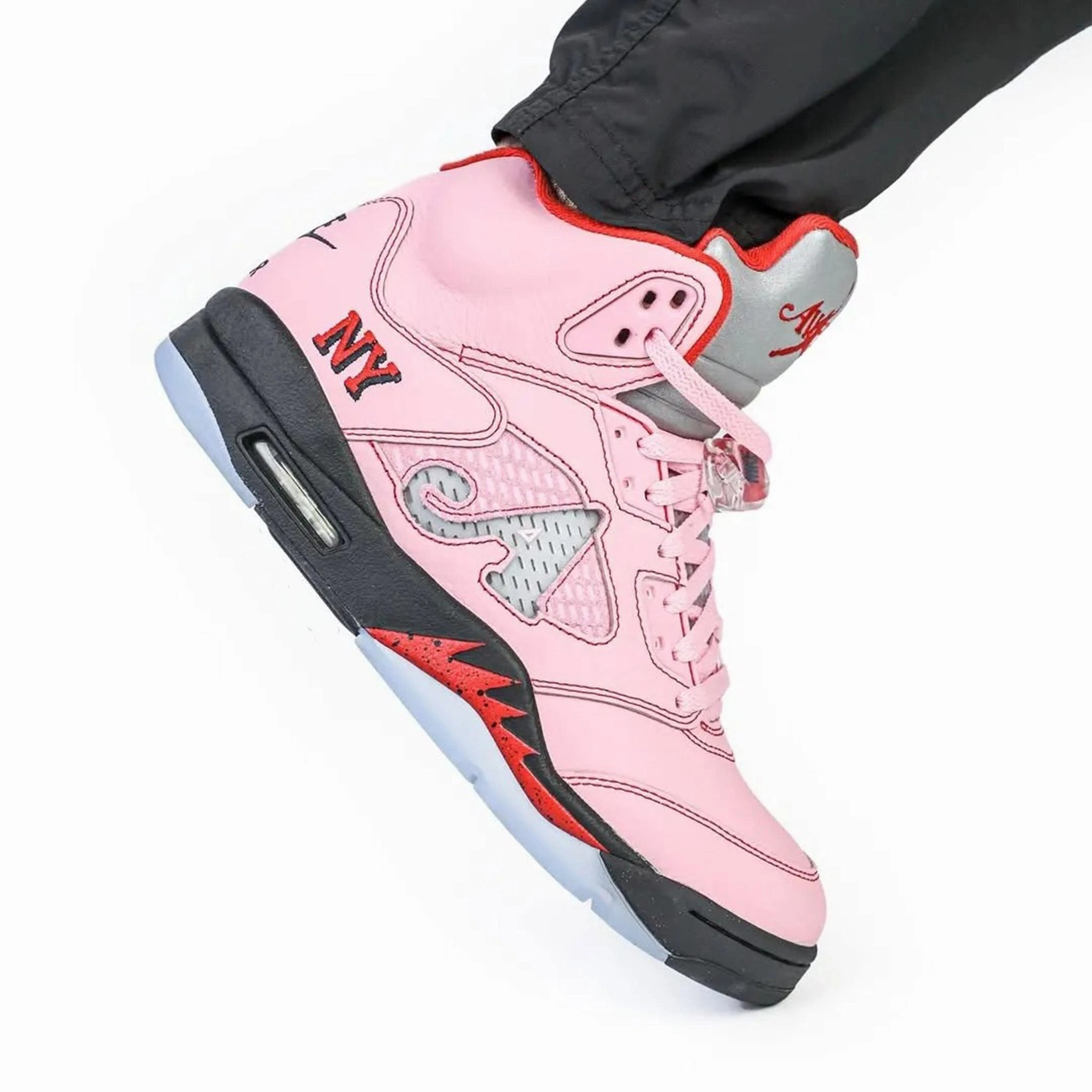 All Day Pace Casual Elegance Jordan 5 Retro Awake NY Arctic Pink