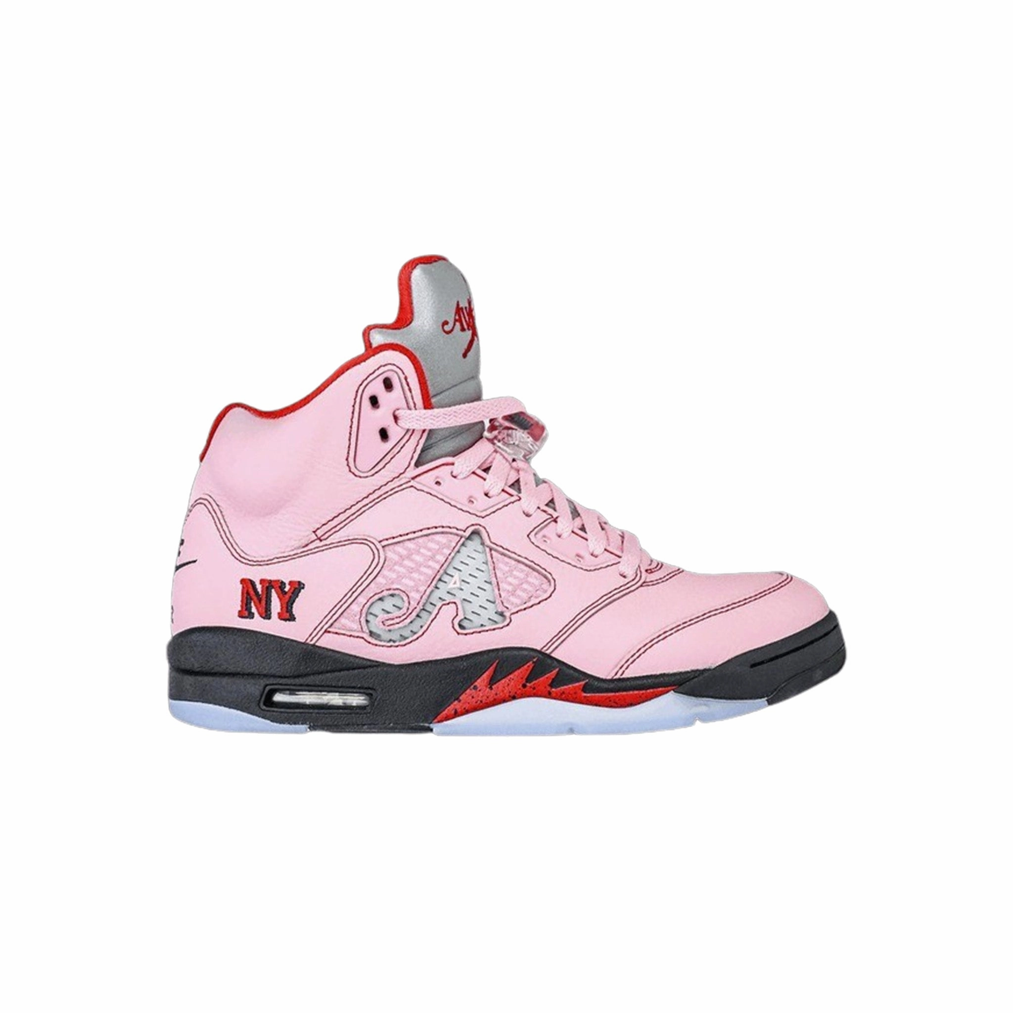 Flexible Motion Jordan 5 Retro Awake NY Arctic Pink