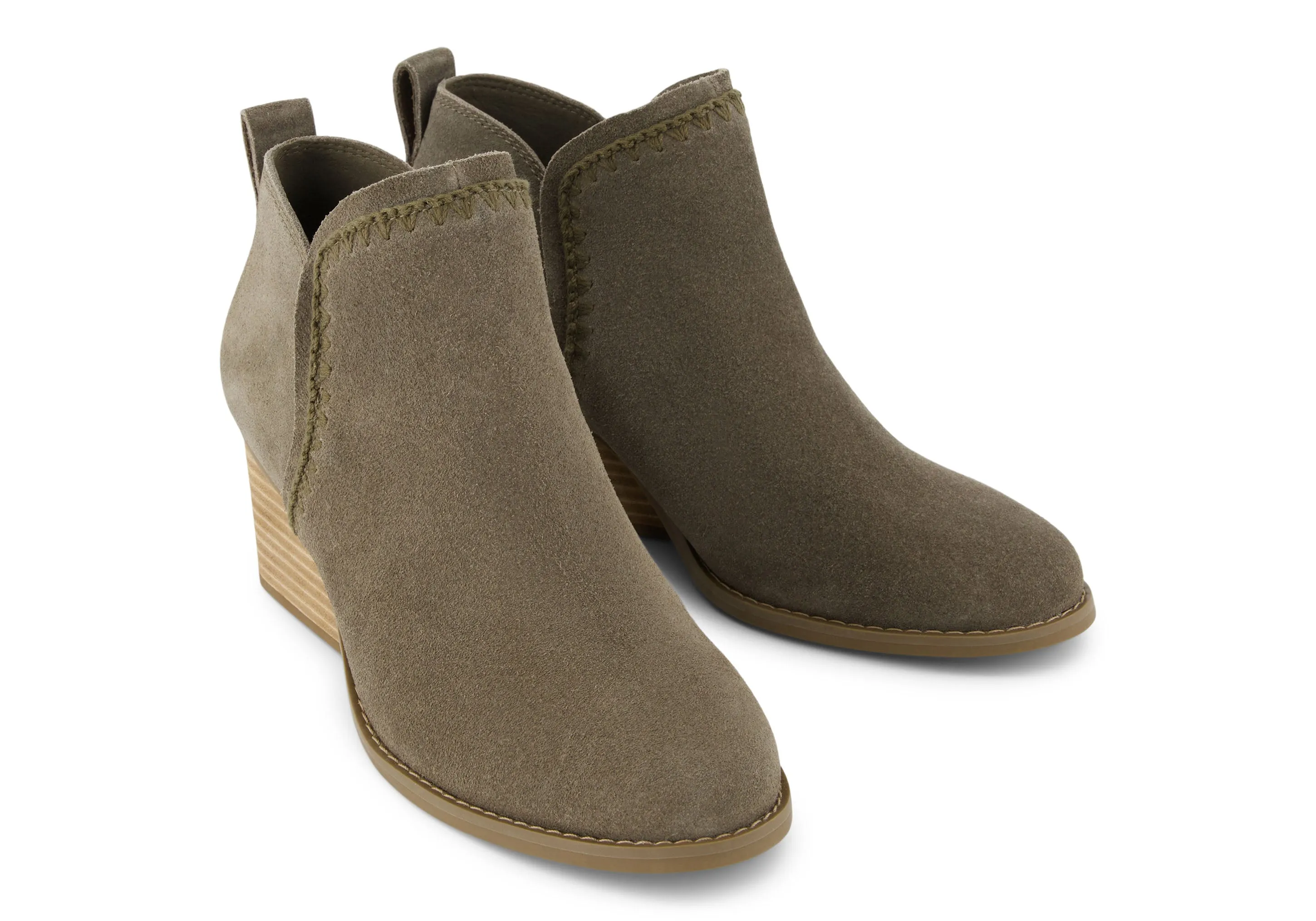 Kaia Ankle Boot - Canteen Suede All Season Dry Interior