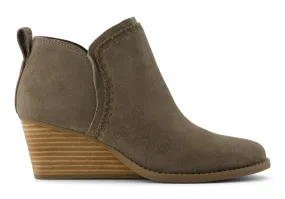 Warm And Comfortable Patterned Surface Kaia Ankle Boot - Canteen Suede