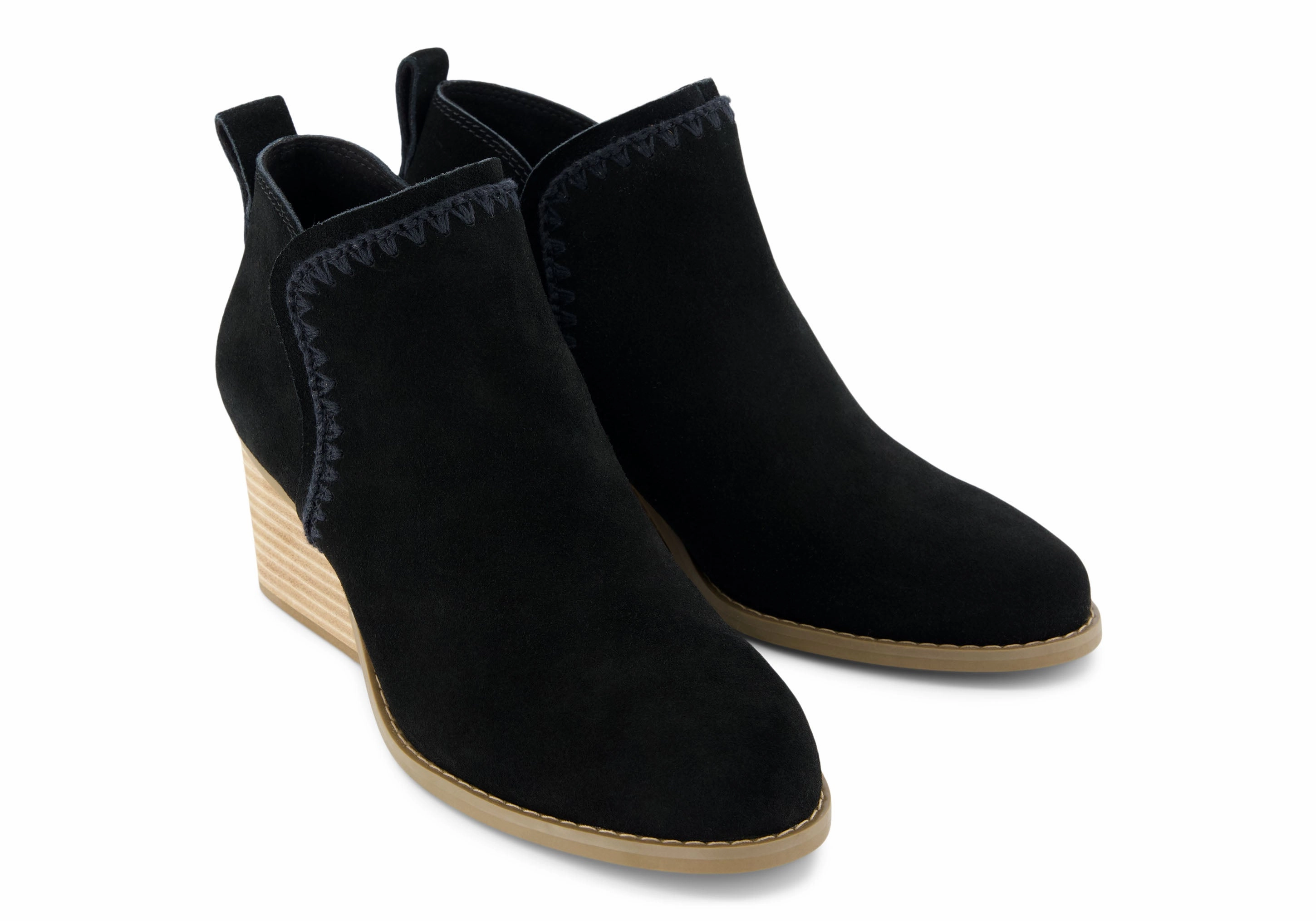Kaia Ankle Boot - Black Suede Fiber Mix Vital Step