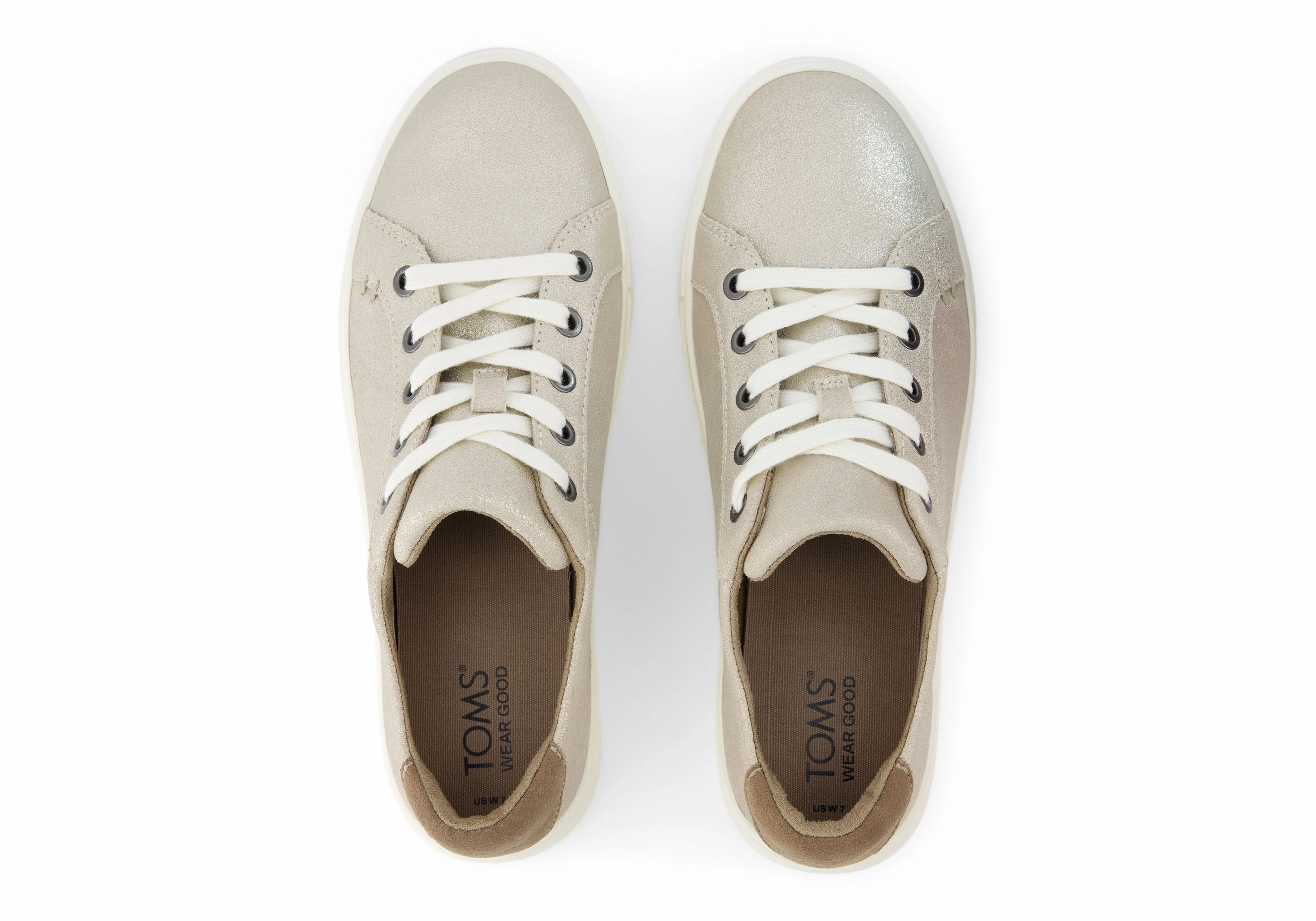 Kameron Sneaker - Champagne Metallic Suede Reinforced Toe Guard Lifestyle Wear