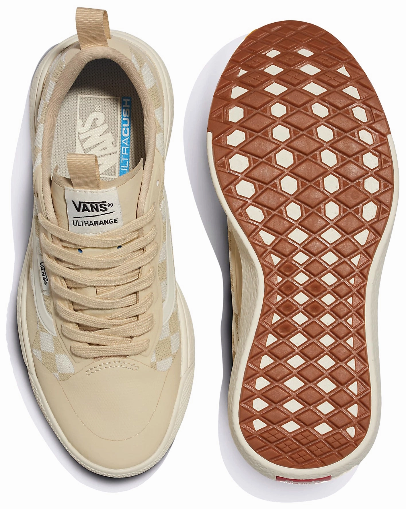Vans UltraRange EXO MTE Checkerboard Cream Step Free