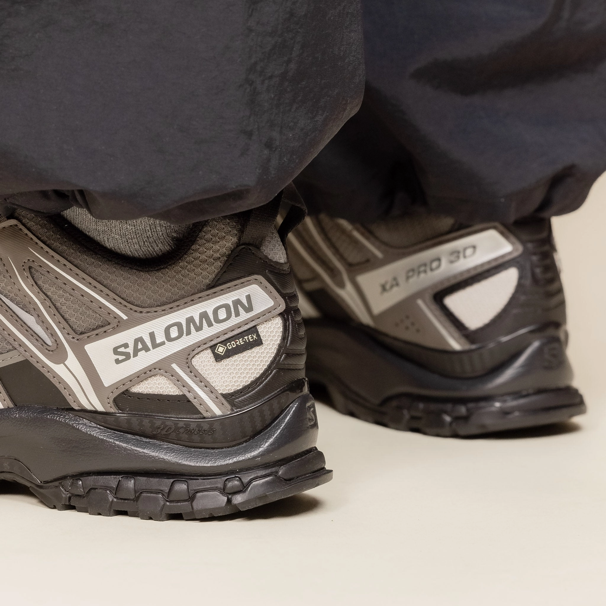 Slip On Style Salomon - XA Pro 3D Gore-Tex - Pewter / Black / Silver Cloud