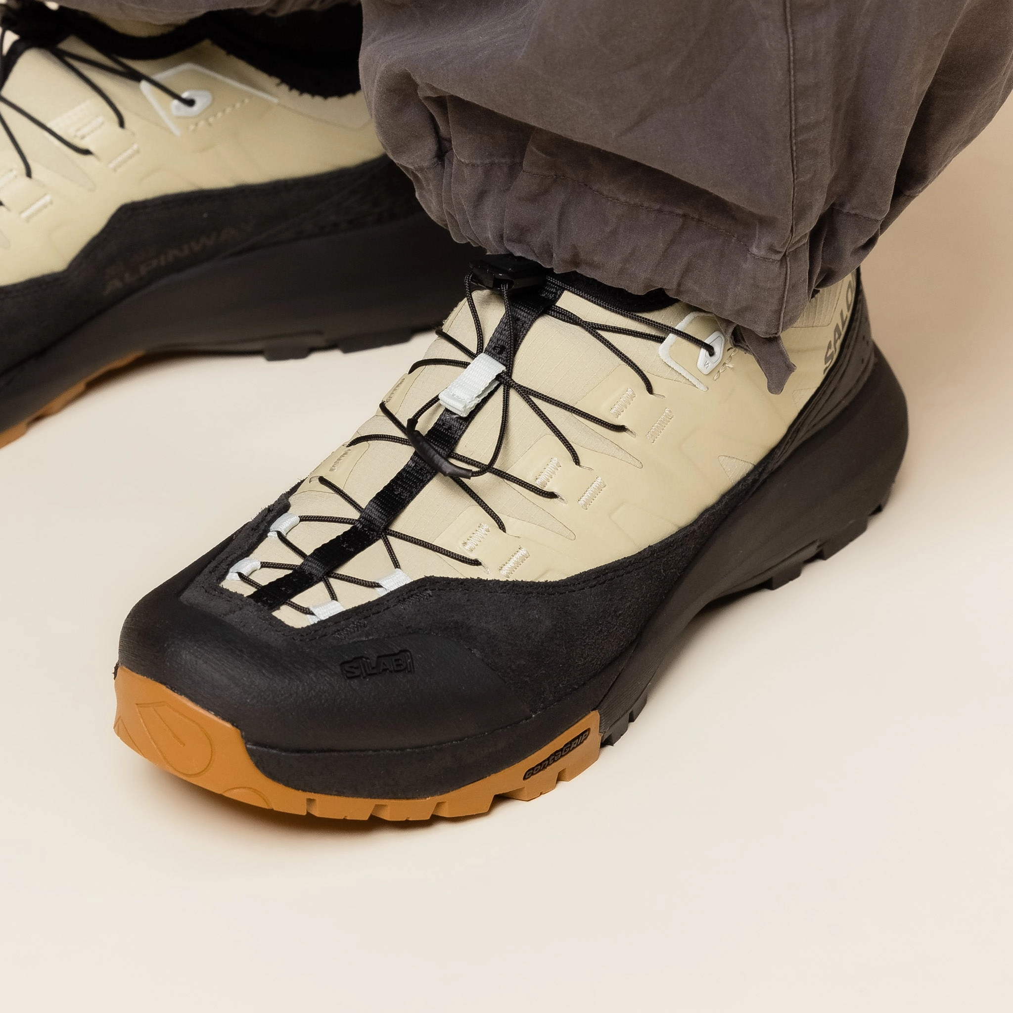 Foot Support Salomon Advanced - Alpinway Advanced - Pale Olive Green / Black / Ice Flow