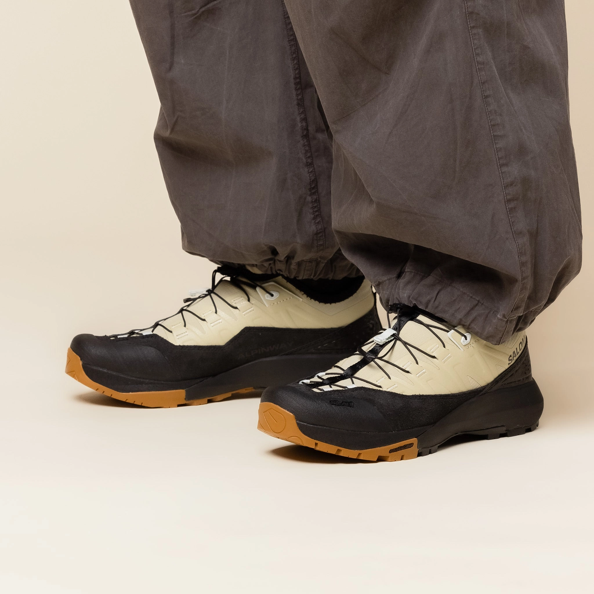 Salomon Advanced - Alpinway Advanced - Pale Olive Green / Black / Ice Flow Vintage Mood