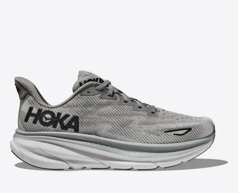 Flex Forged Sole Design Shock Use Hoka One One Men's Clifton 9 Sneaker Harbor Mist/Black