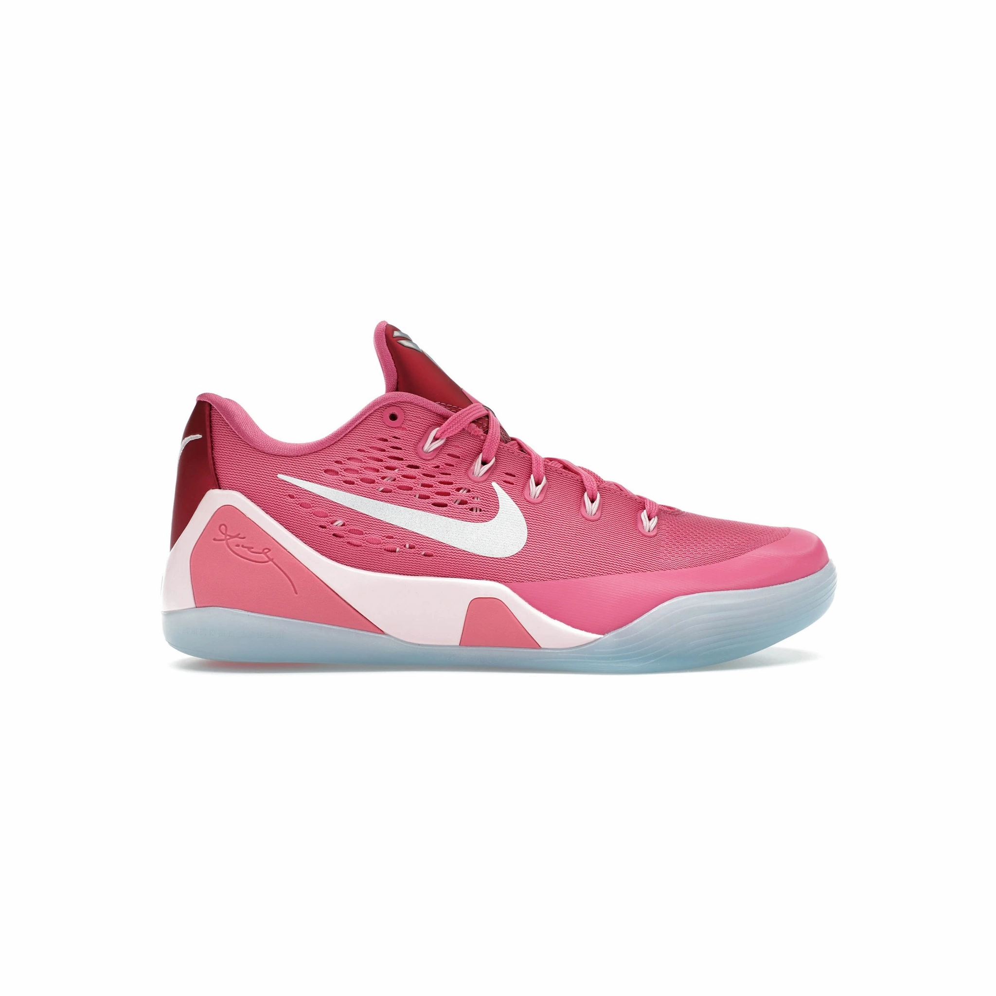 Nike Kobe 9 EM Low Protro Kay Yow Think Pink Tension Balance System