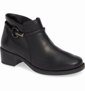 Quick Comfort Anti   Blister David Tate Women's Miller Bootie Black Leather