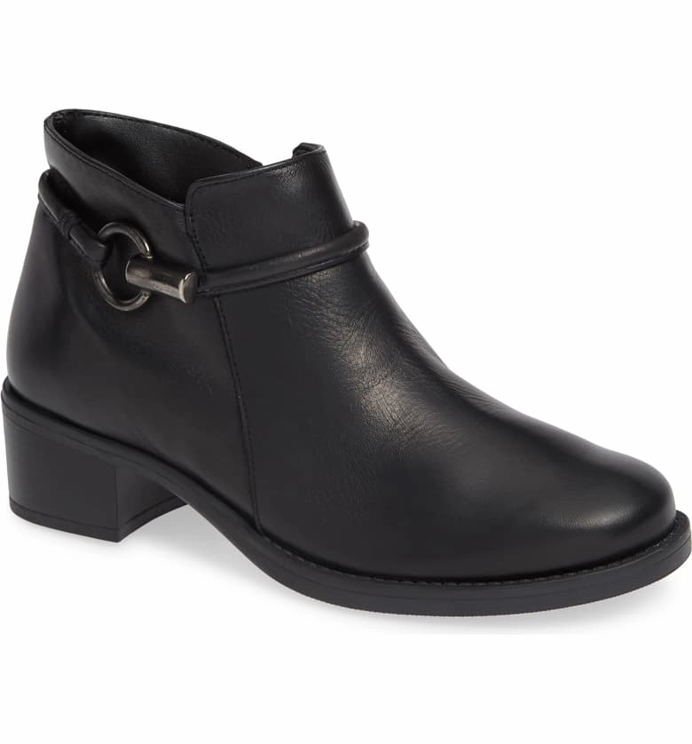 David Tate Women's Miller Bootie Black Leather Good elasticity