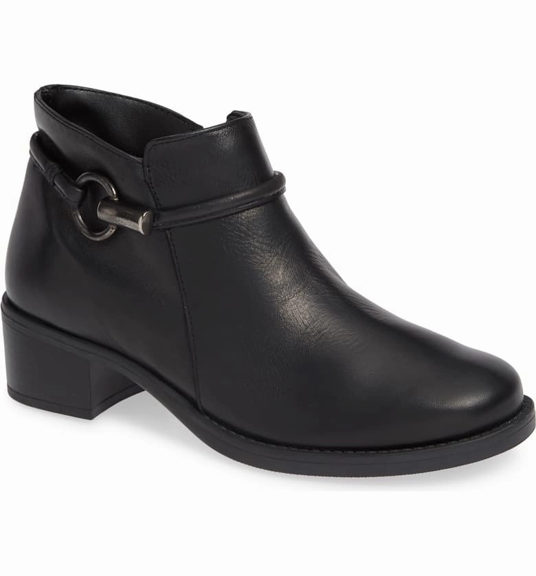 David Tate Women's Miller Bootie Black Leather Good elasticity