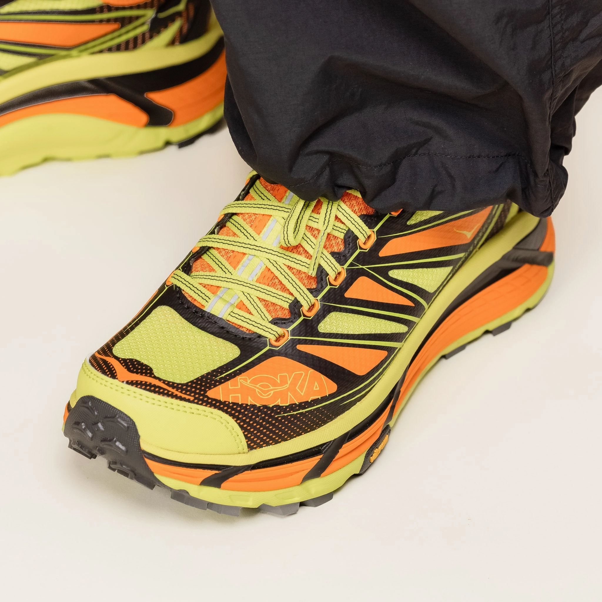 Hoka - Mafate Speed 2 Origins - Electric Tangerine / HOKA Citrus pattern - printed shoes synthetic shoes