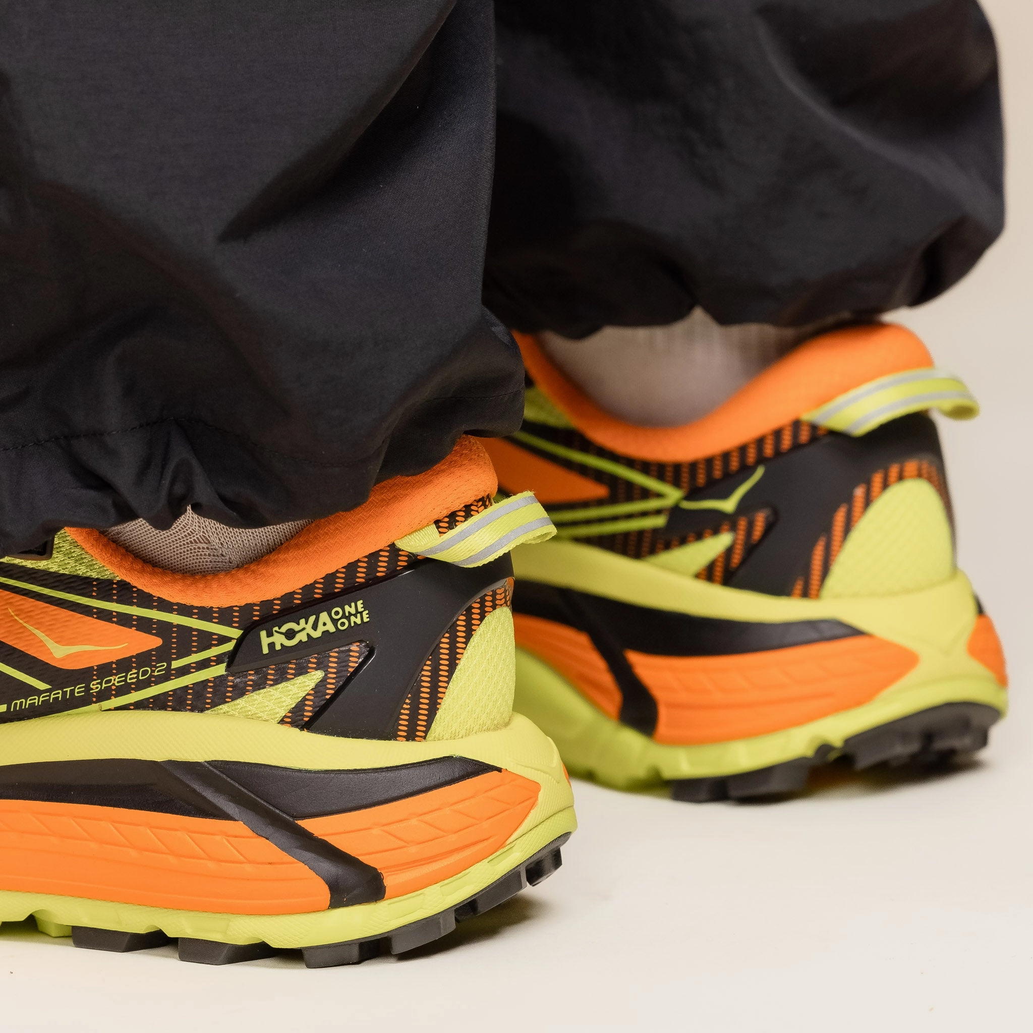 reliable shoes Rainy - day running Hoka - Mafate Speed 2 Origins - Electric Tangerine / HOKA Citrus