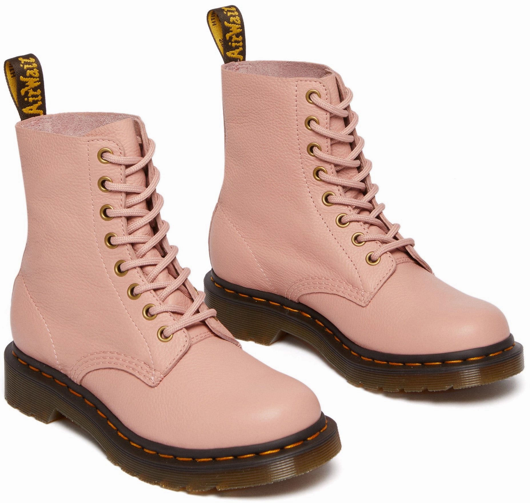 Trendsetting Style Dr. Martens Womens 1460 Pascal Peach Beige Virginia