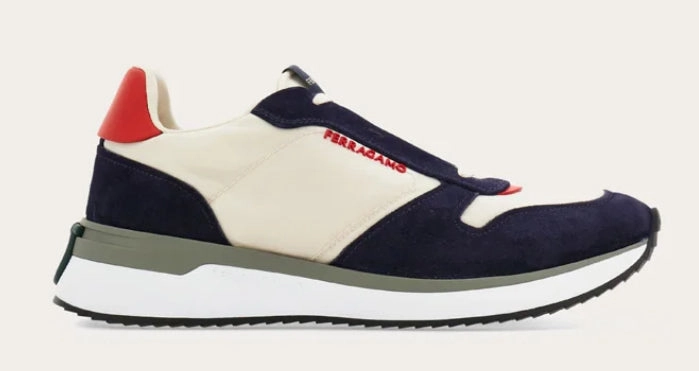 Palm Base Core Support Low cut sneakers in White/Navy/Red (Pre-sale)