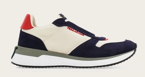 Low cut sneakers in White/Navy/Red (Pre-sale) Arch support Harbor Mood