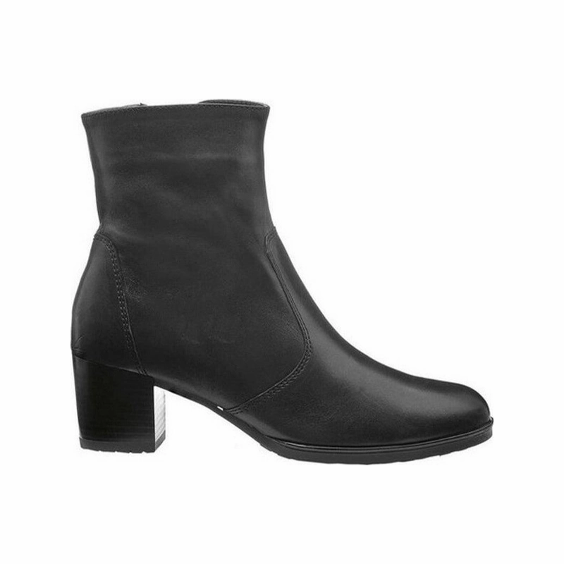 Comfort Oriented Ara Women's Fiorella (Florenze) Bootie Daytona Black Leather