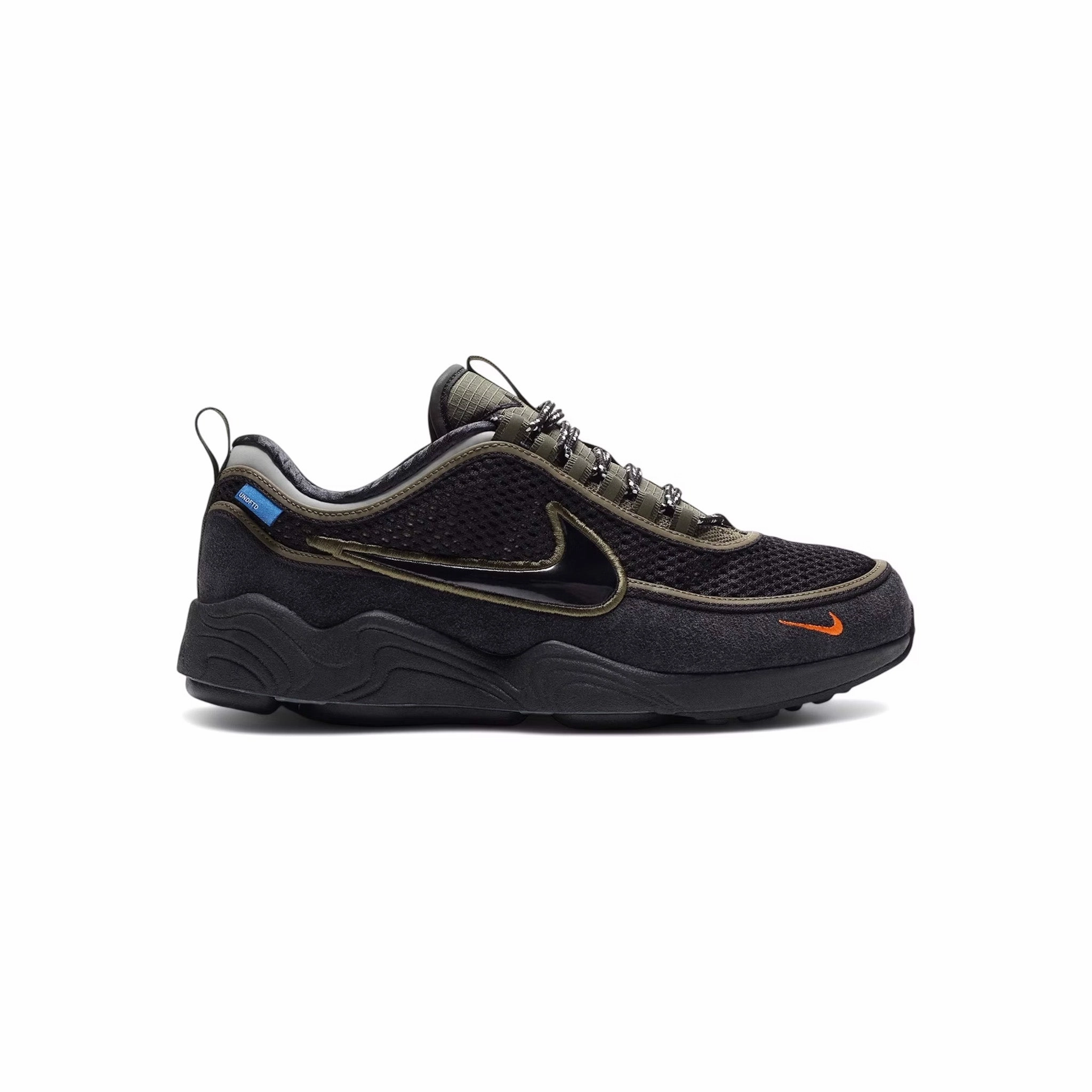 Knit Fabric Integration Foam Lining Nike Air Zoom Spiridon Undefeated Cargo Khaki