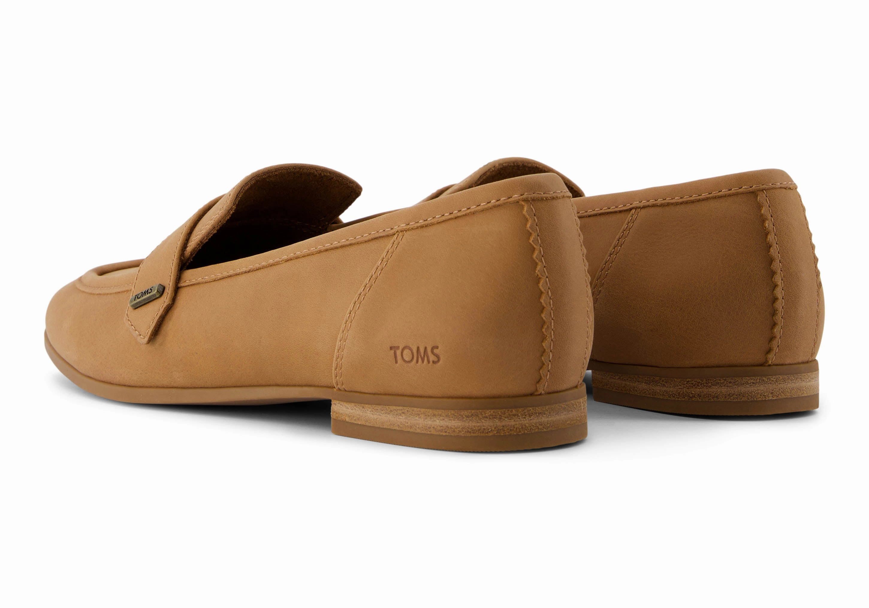 Lynette Loafer - Brown Sugar Leather Slip On Relax Instant Walk Shoes