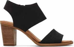 Majorca Cutout Sandal - Black Comfortable Beach Shoes