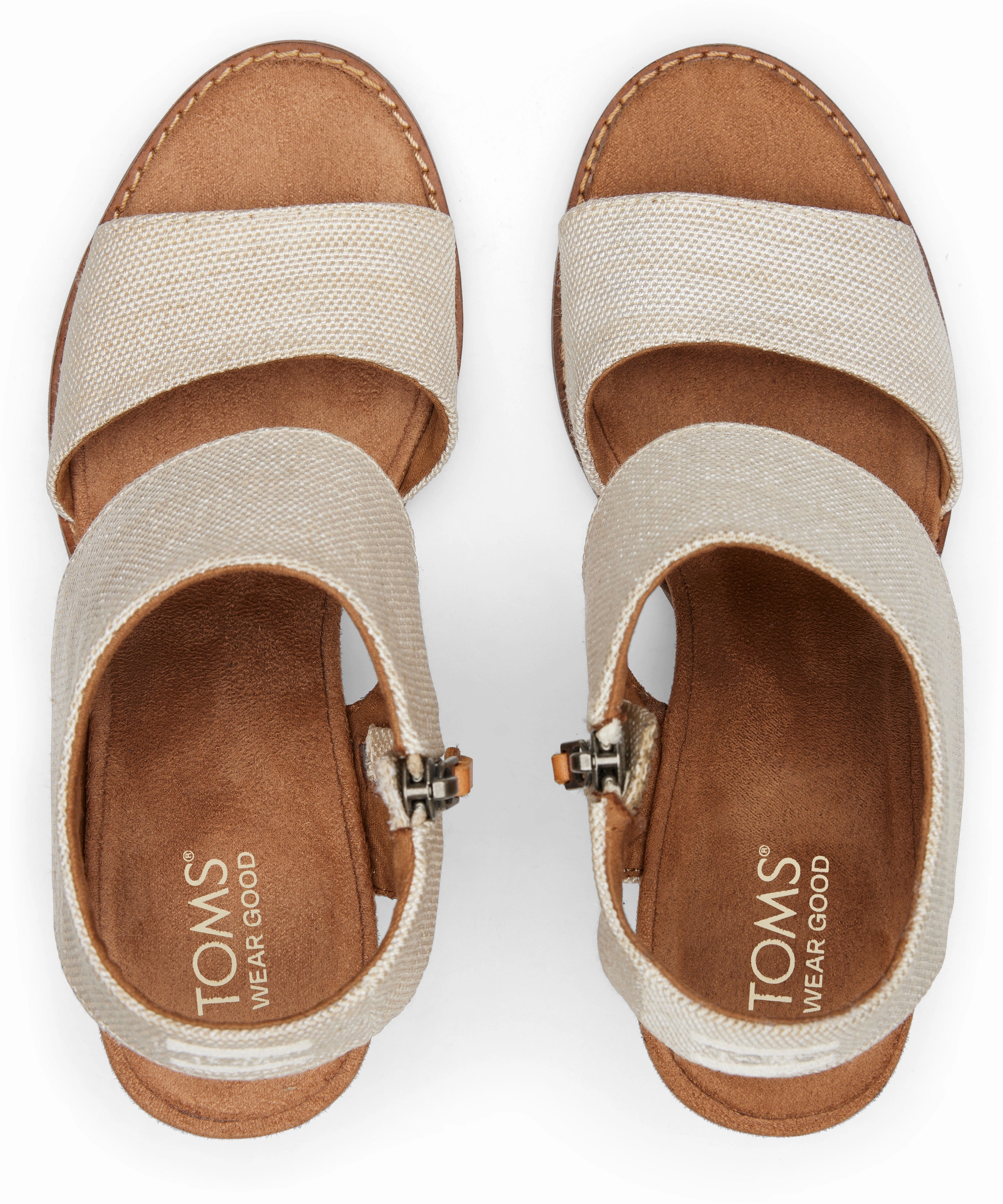 Race day Comfort Cushion Majorca Cutout Sandal - Natural