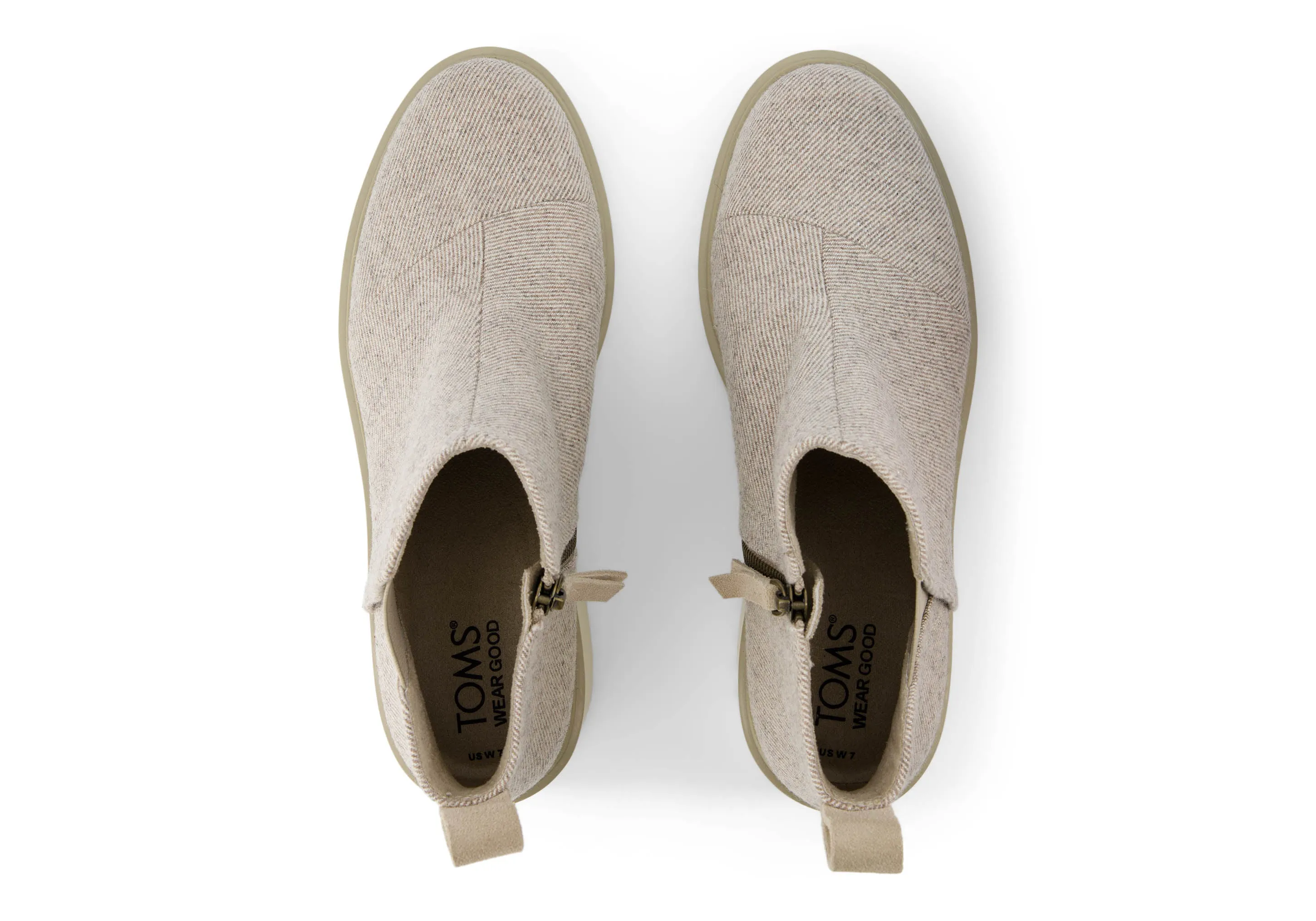 Lightweight Wear Maude Ankle Boot - Natural Shimmer Twill