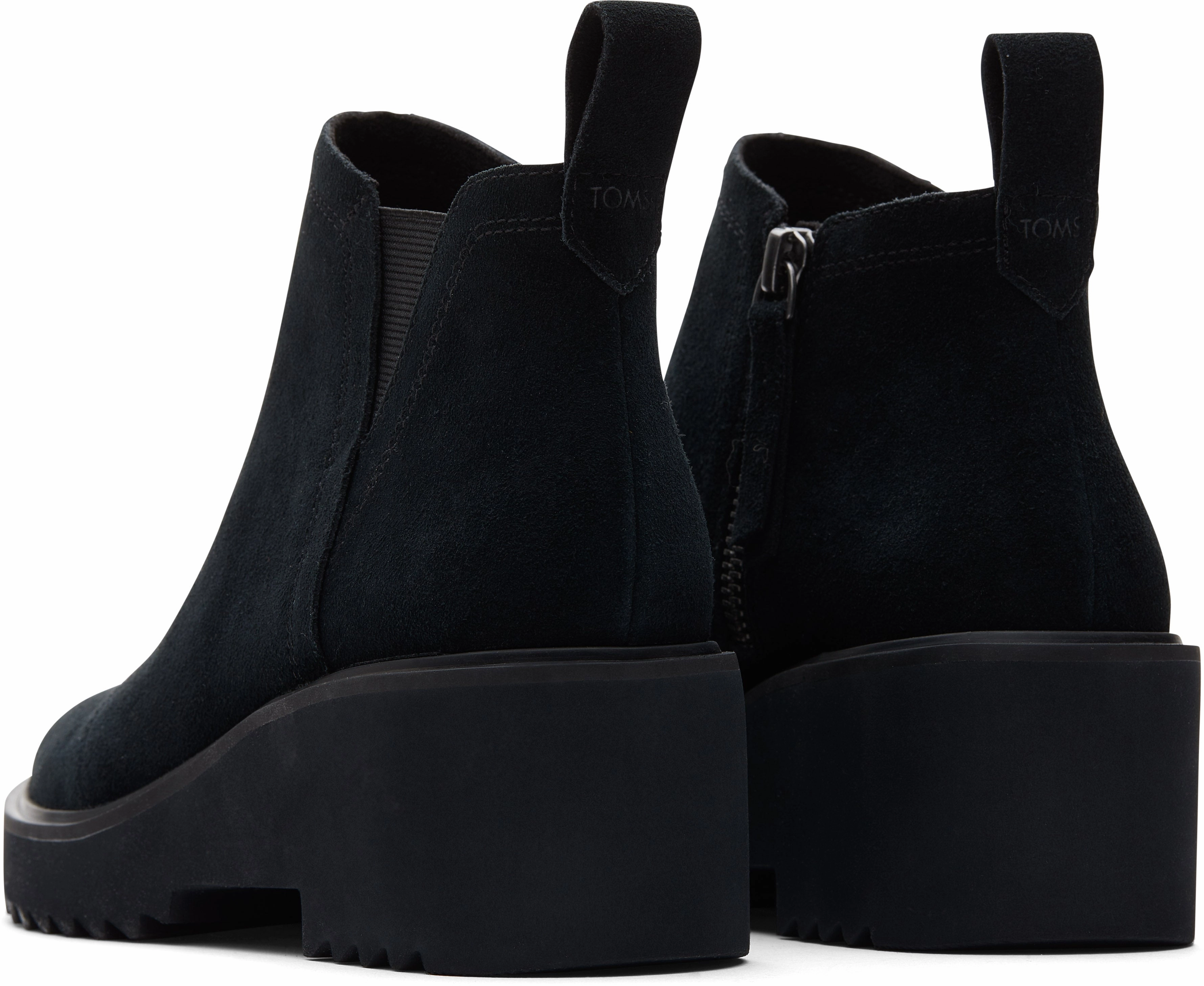 Suede Soft Maude Ankle Boot - Black/Black Suede