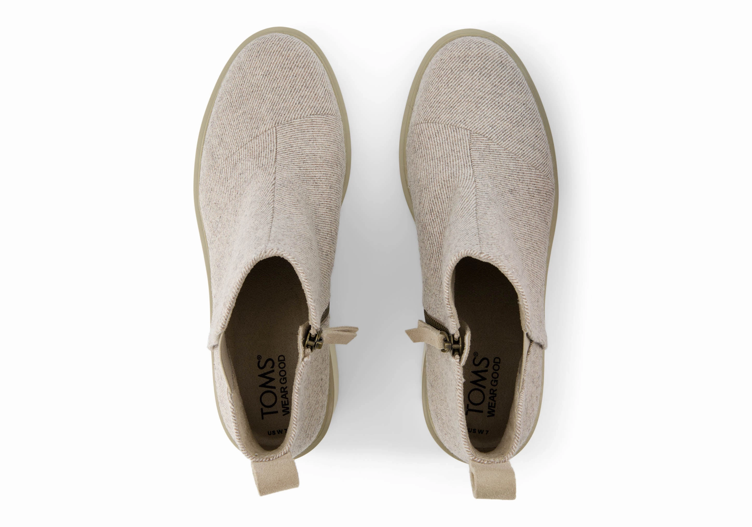 Lightweight Wear Maude Ankle Boot - Natural Shimmer Twill