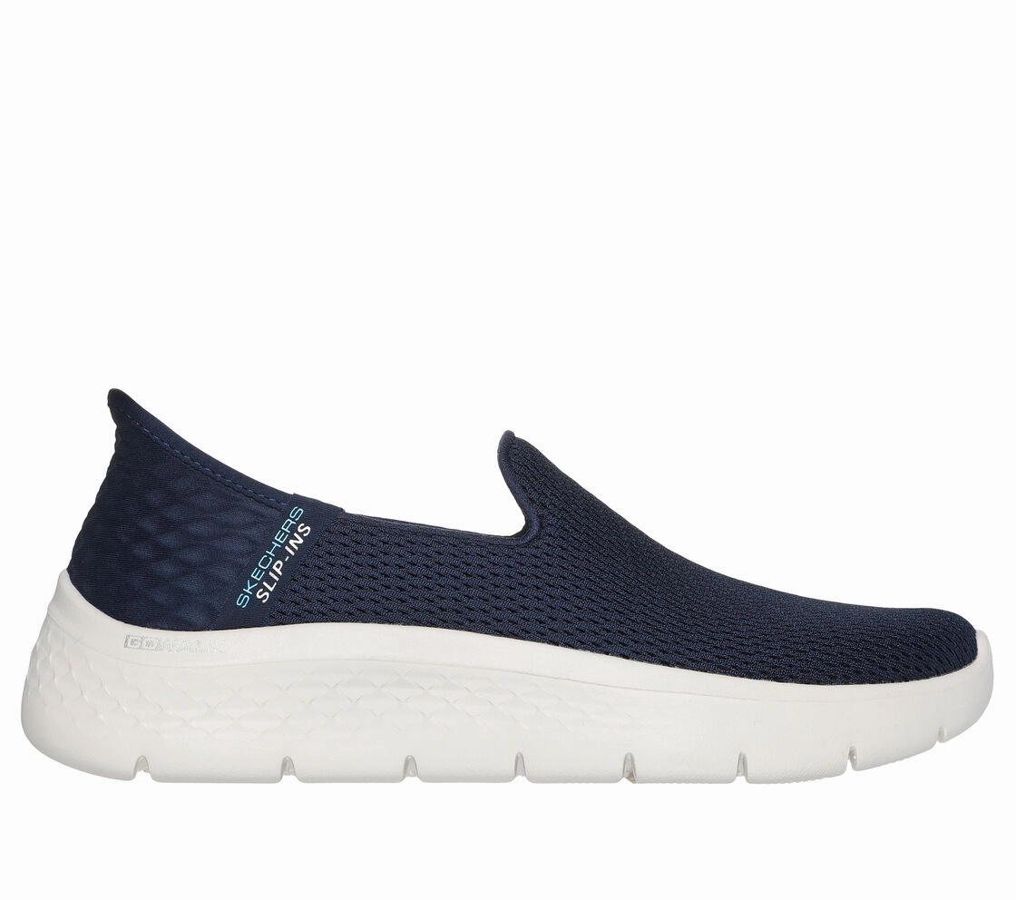 Hygroscopic Insole Layer Fresh Style Skechers Women's GO WALK Flex-Relish Slip-ins Hands Free Navy Blue