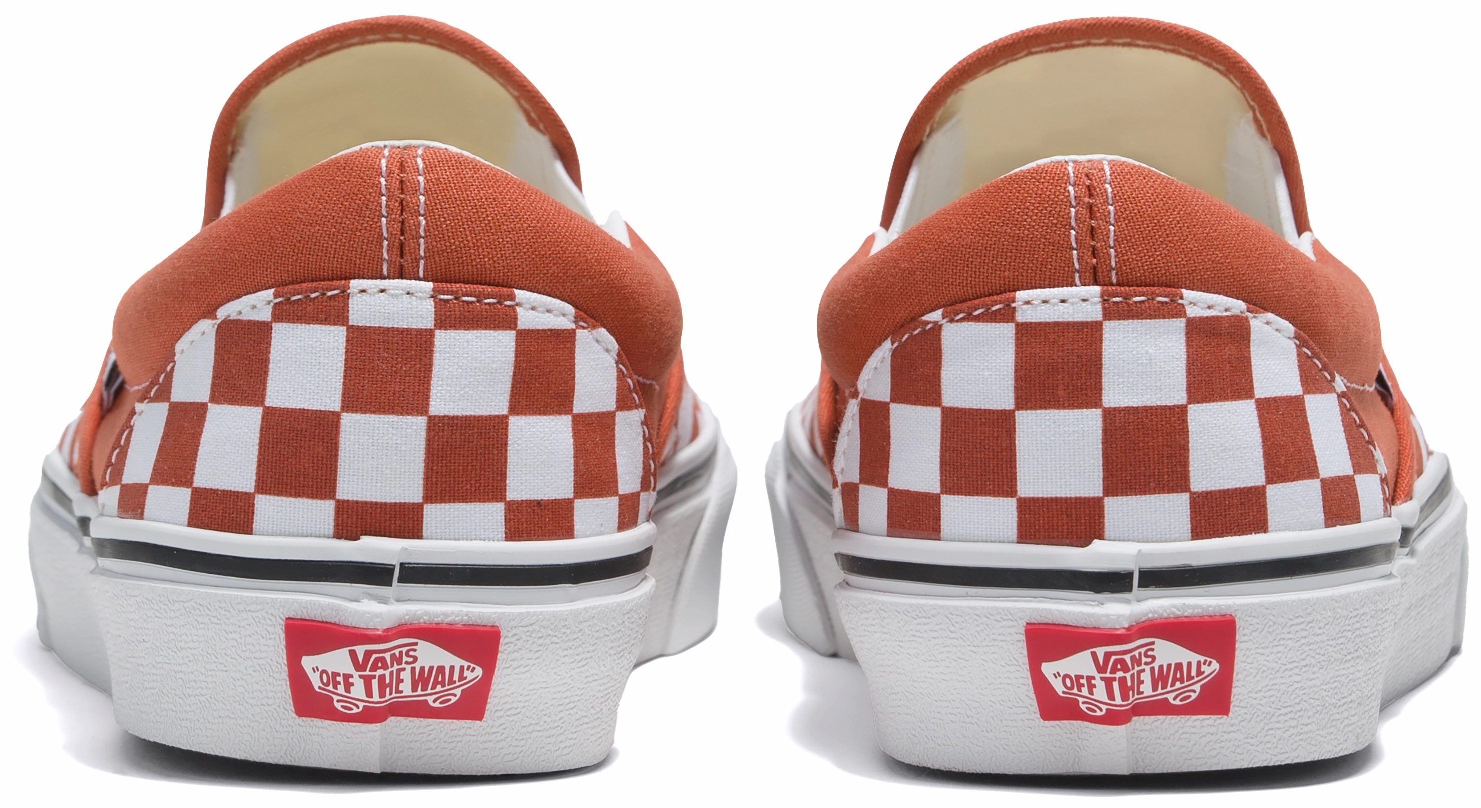Vans Classic Slip-On Checkerboard Burnt Ochre Beauty Walk