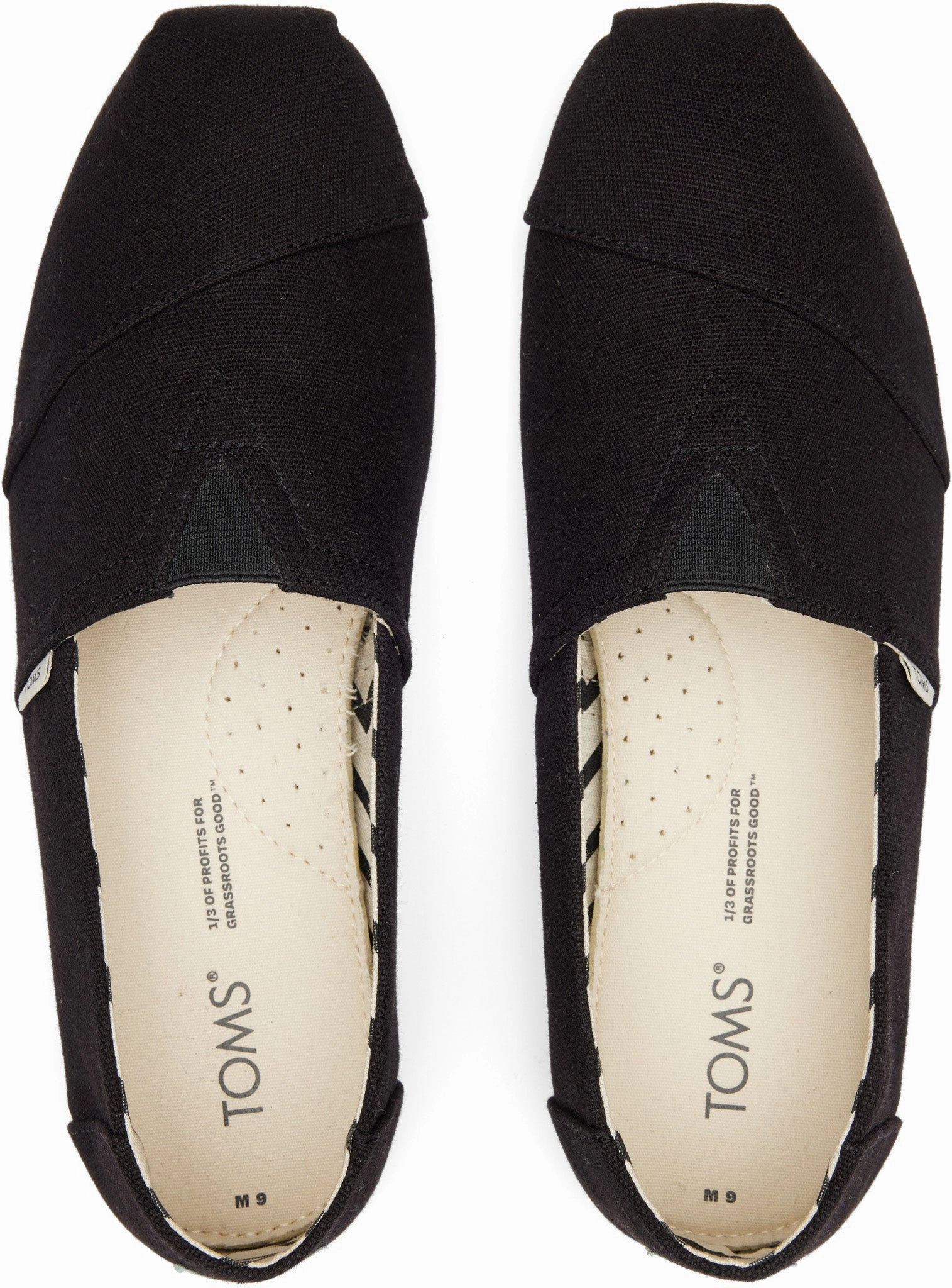 Durable Build Sport Active Men's Alpargata Classic - Black Canvas