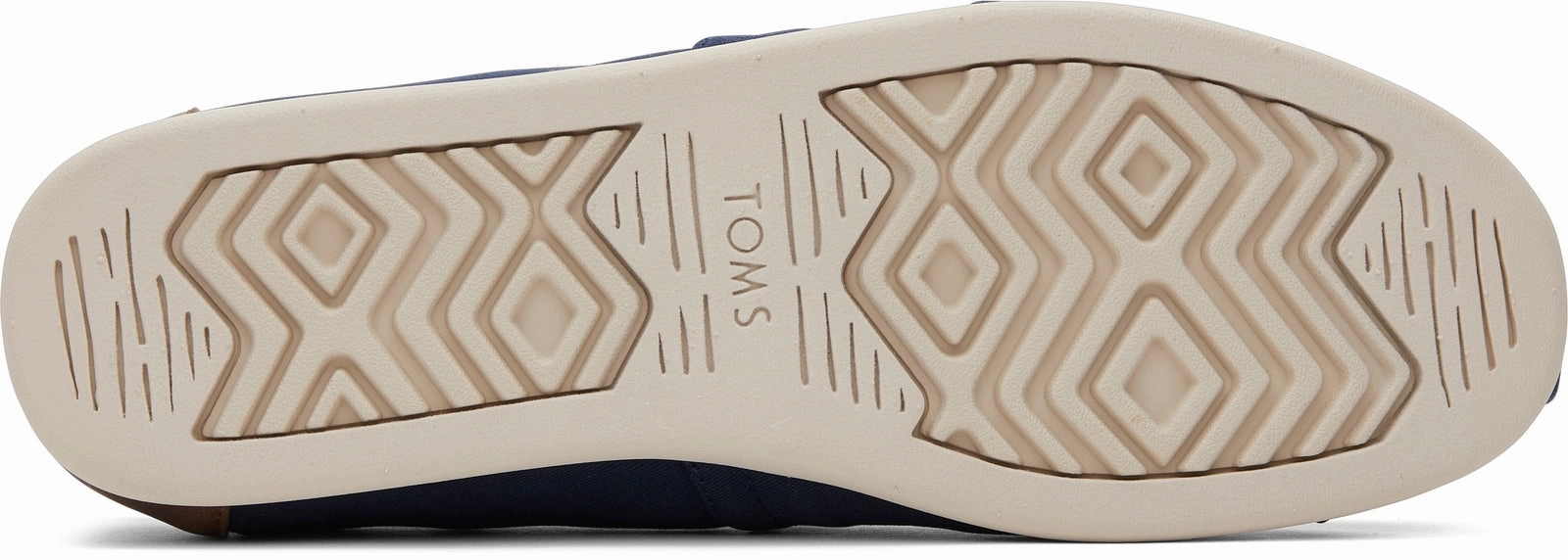 Customizable Slip On Memory Foam Men's Alpargata Classic - Navy/Tan