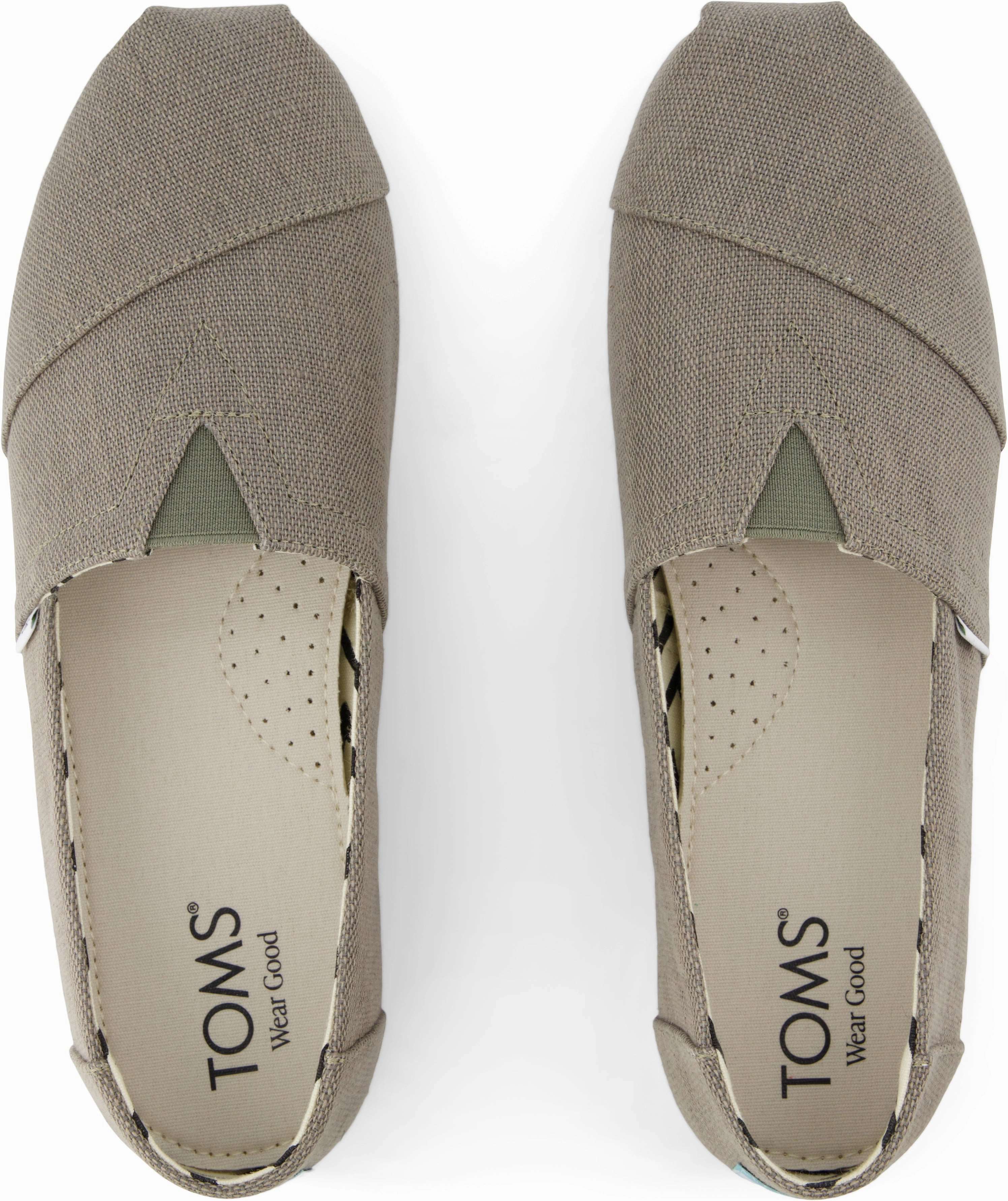 Men's Alpargata Classic - Vetiver Grey Canvas Chill Comfort Walk Walk Comfort Slip