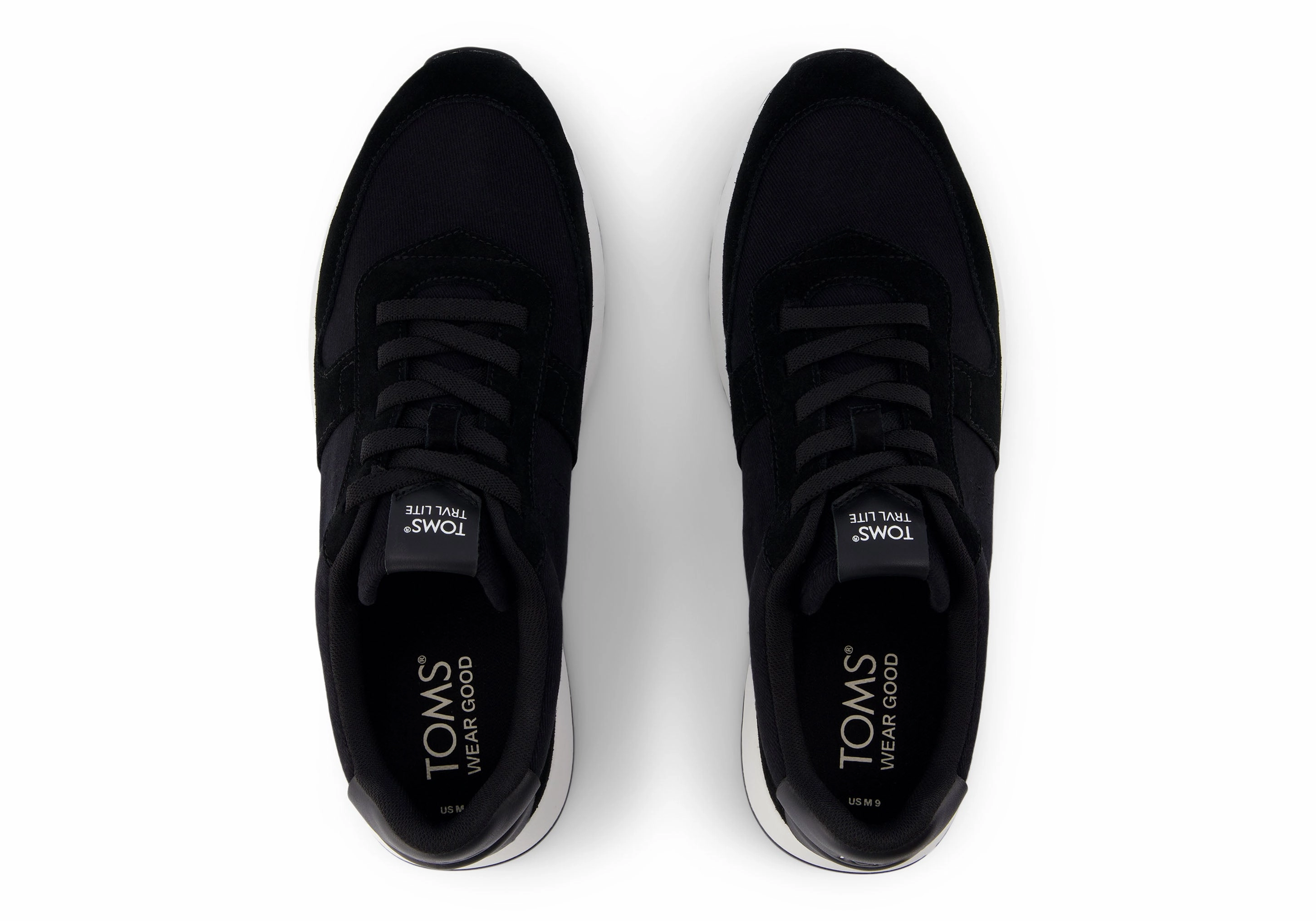 Slip Fit Men's TRVL Lite Retro Sneaker - Black