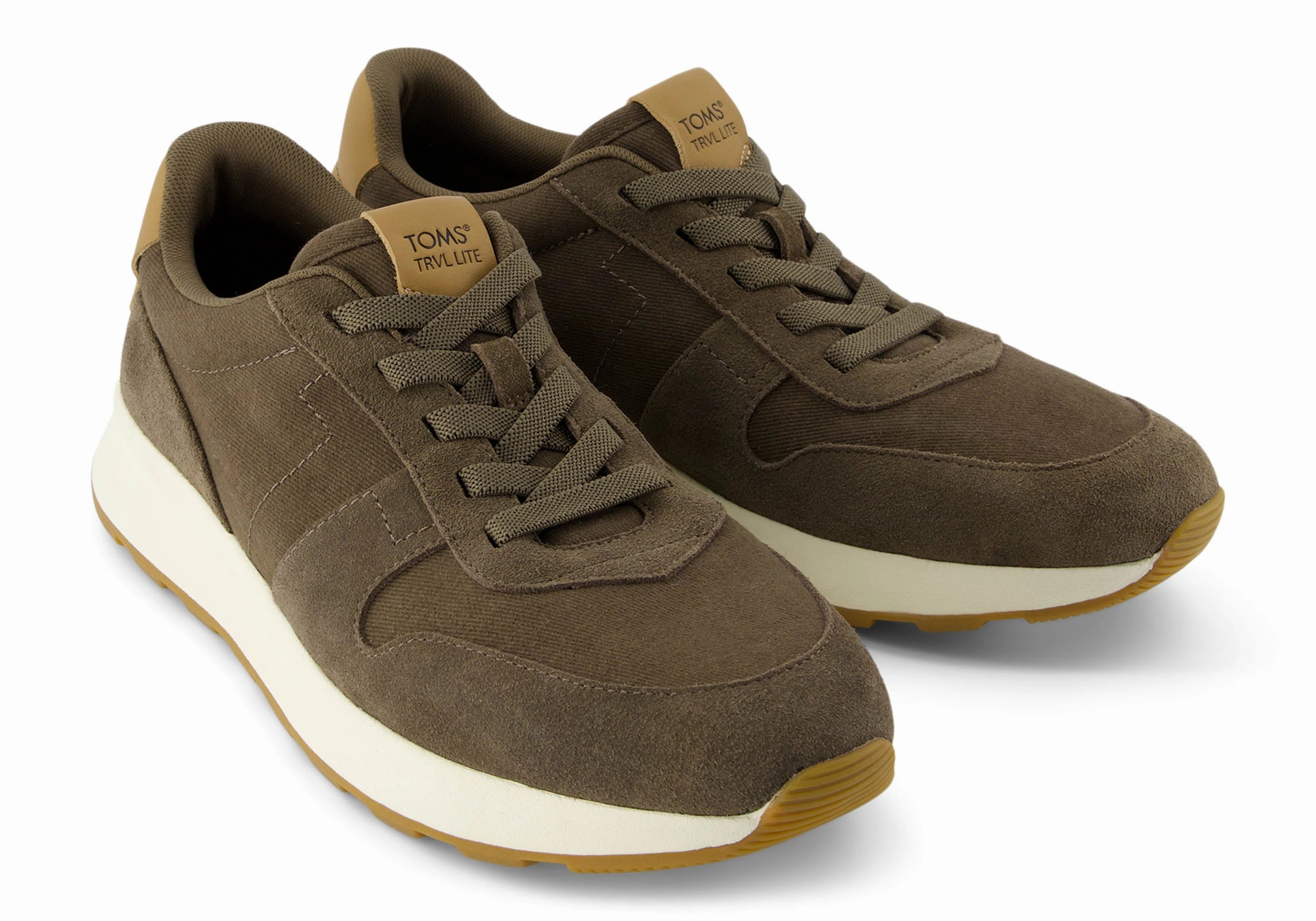 Go To Sneakers Men's TRVL Lite Retro Sneaker - Canteen Green