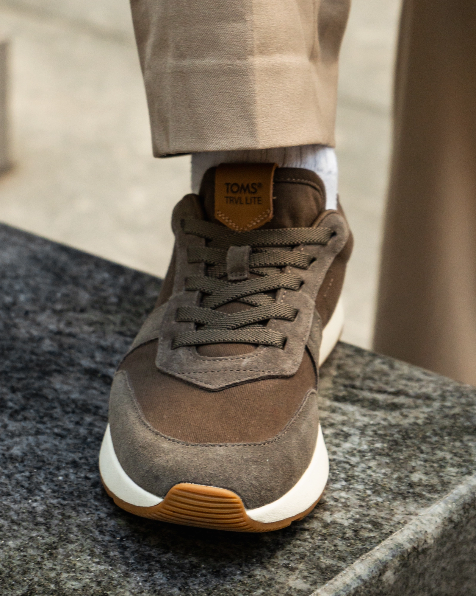 Men's TRVL Lite Retro Sneaker - Canteen Green Relax Slip