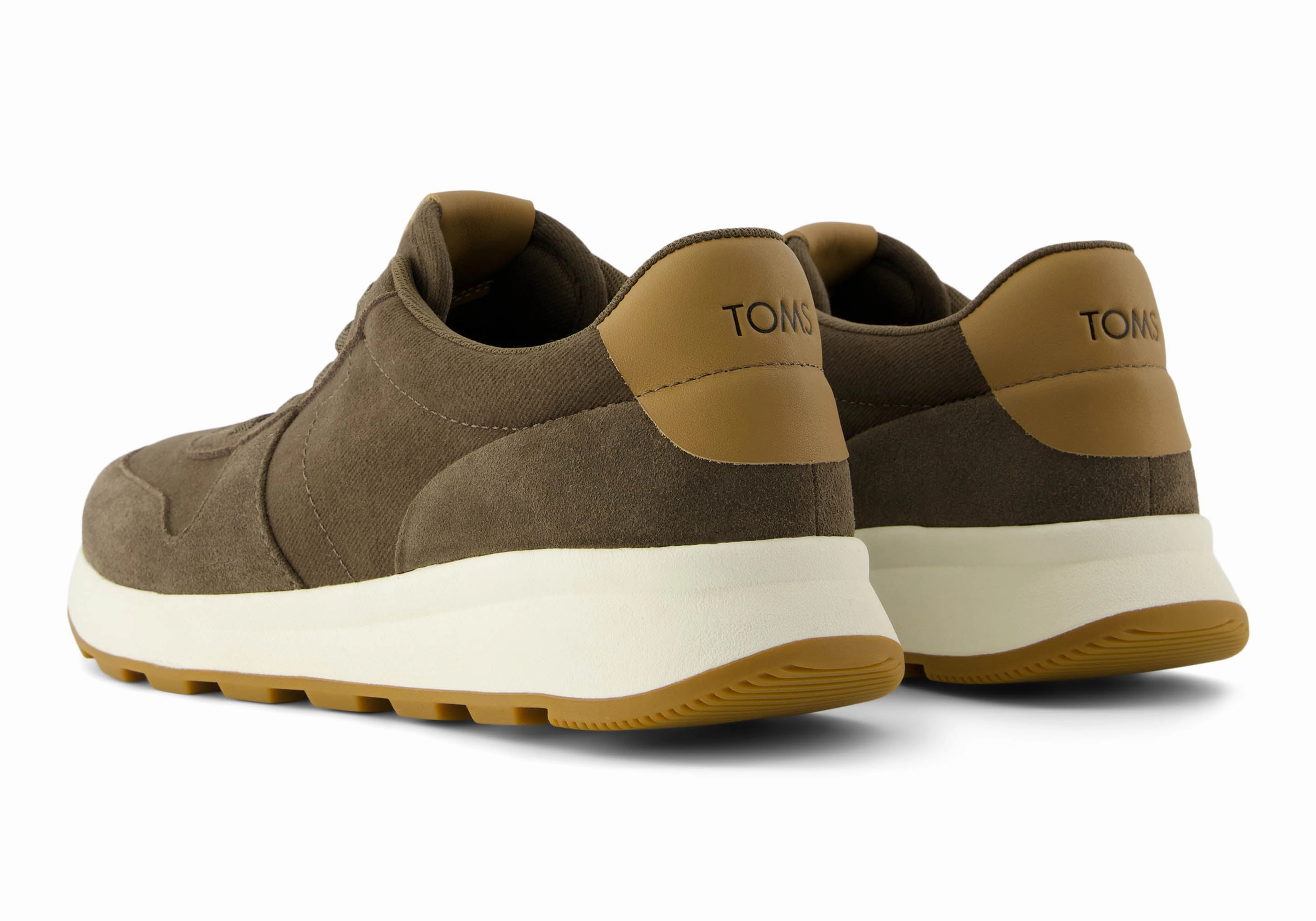 Comfy Move Travel Ready Men's TRVL Lite Retro Sneaker - Canteen Green