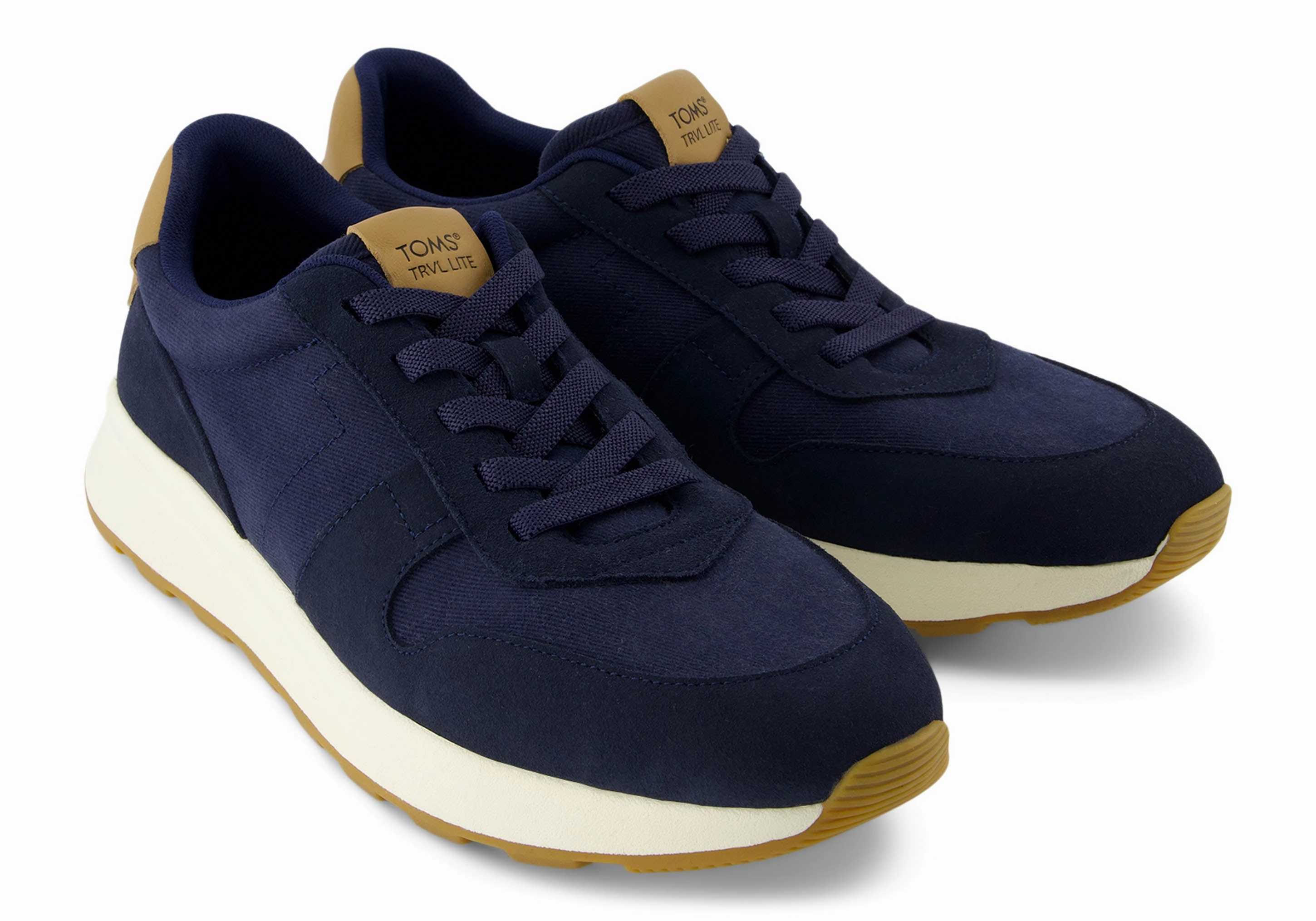 Quick Ease Men's TRVL Lite Retro Sneaker - Navy