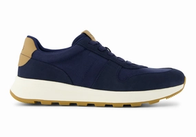 Men's TRVL Lite Retro Sneaker - Navy Slip Fit