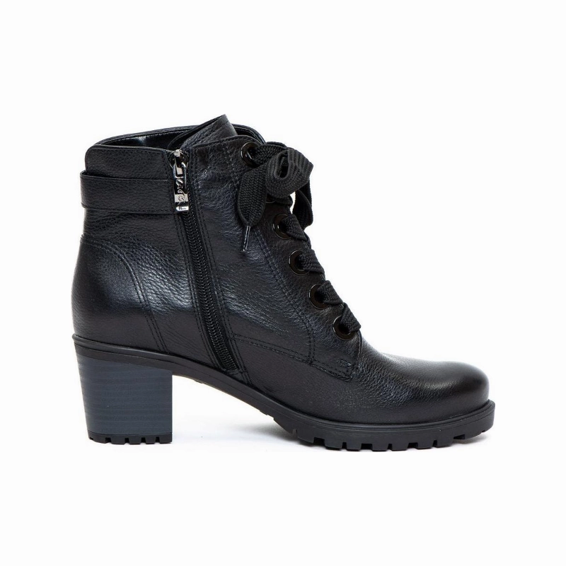 Ara Women's Mantova Leather Black Soft Padding Soft