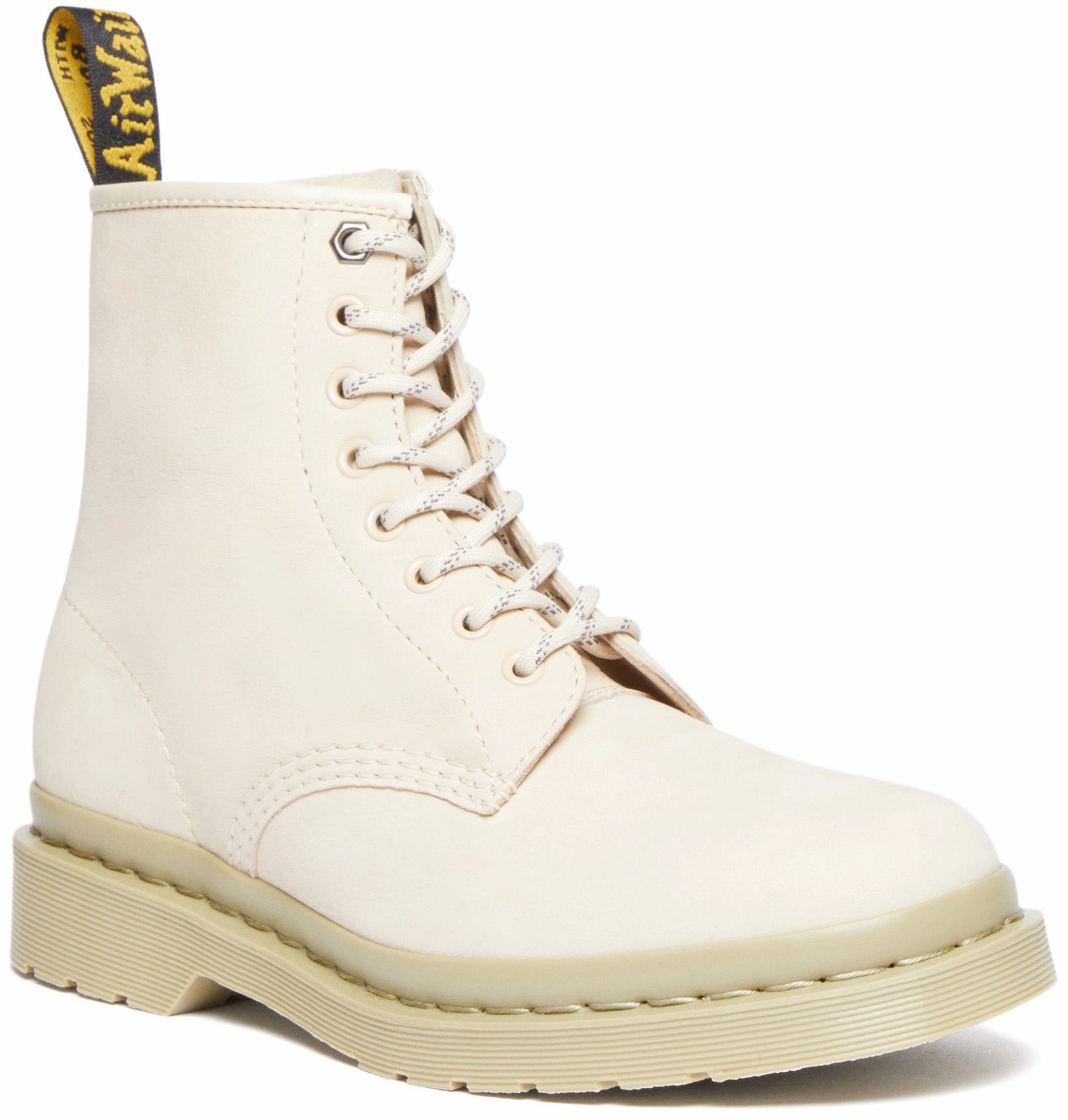 Long Haul Quality craftsmanship Dr. Martens 1460 Parchment Beige Milled Nubuck WP