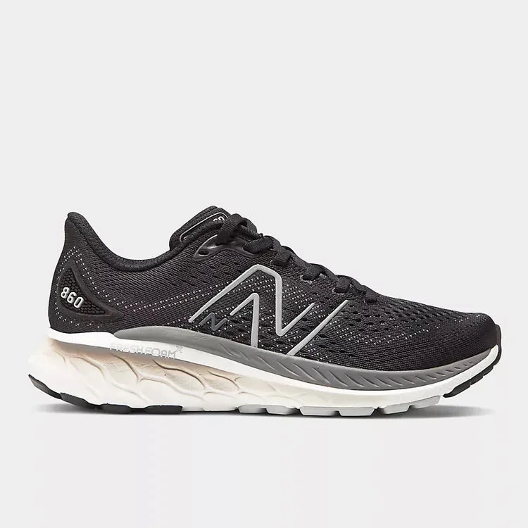 Performance Flex Durable Feel New Balance Women's Fresh Foam X 860v13 Running Shoe Black/White