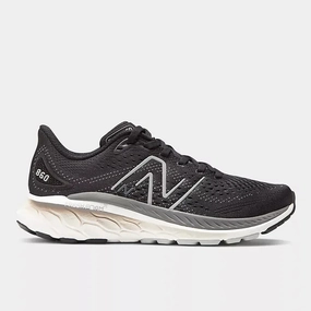 New Balance Women's Fresh Foam X 860v13 Running Shoe Black/White MemoryFoam