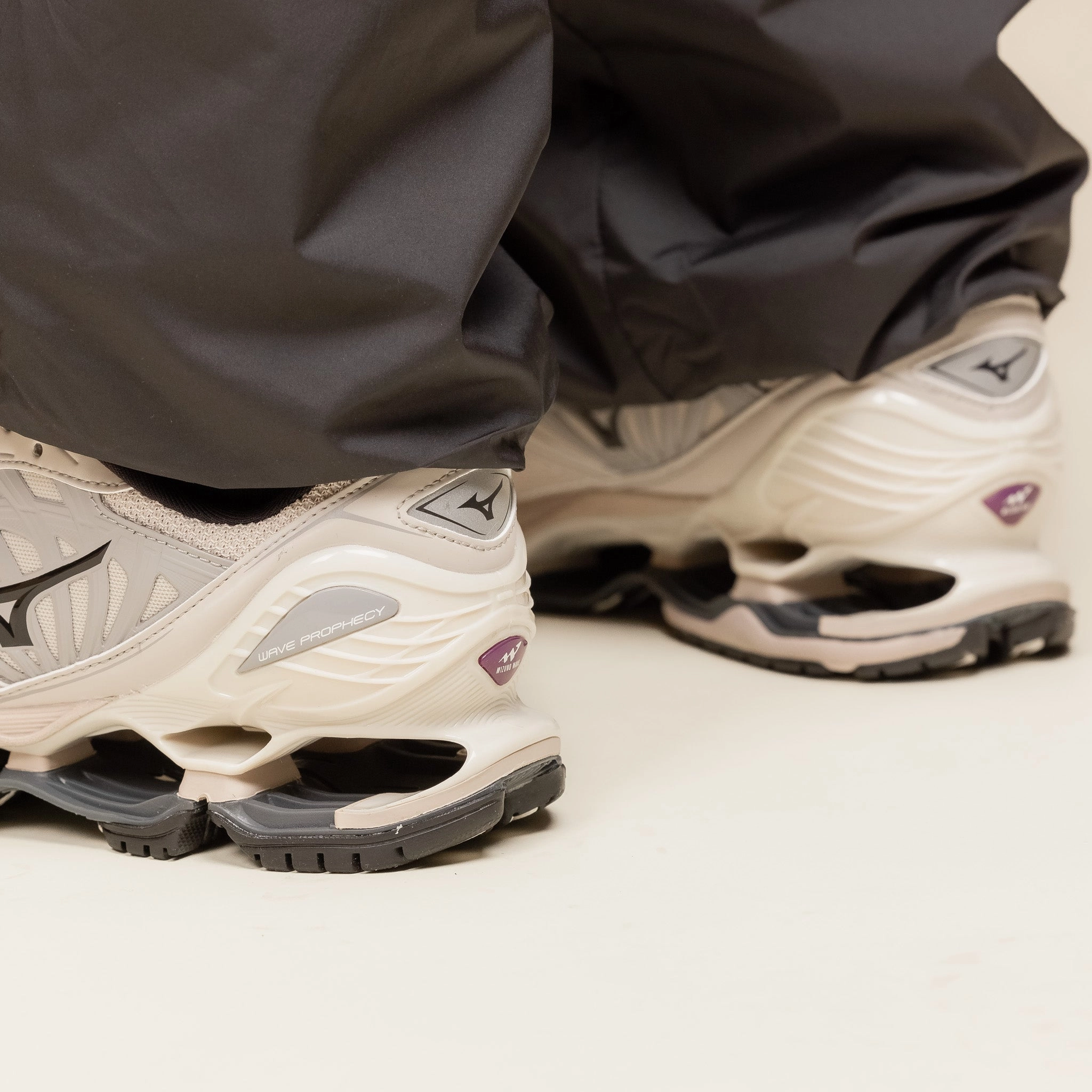 Mizuno - Wave Prophecy LS - Silver Cloud / Black / Opal Grey Autumn Cool