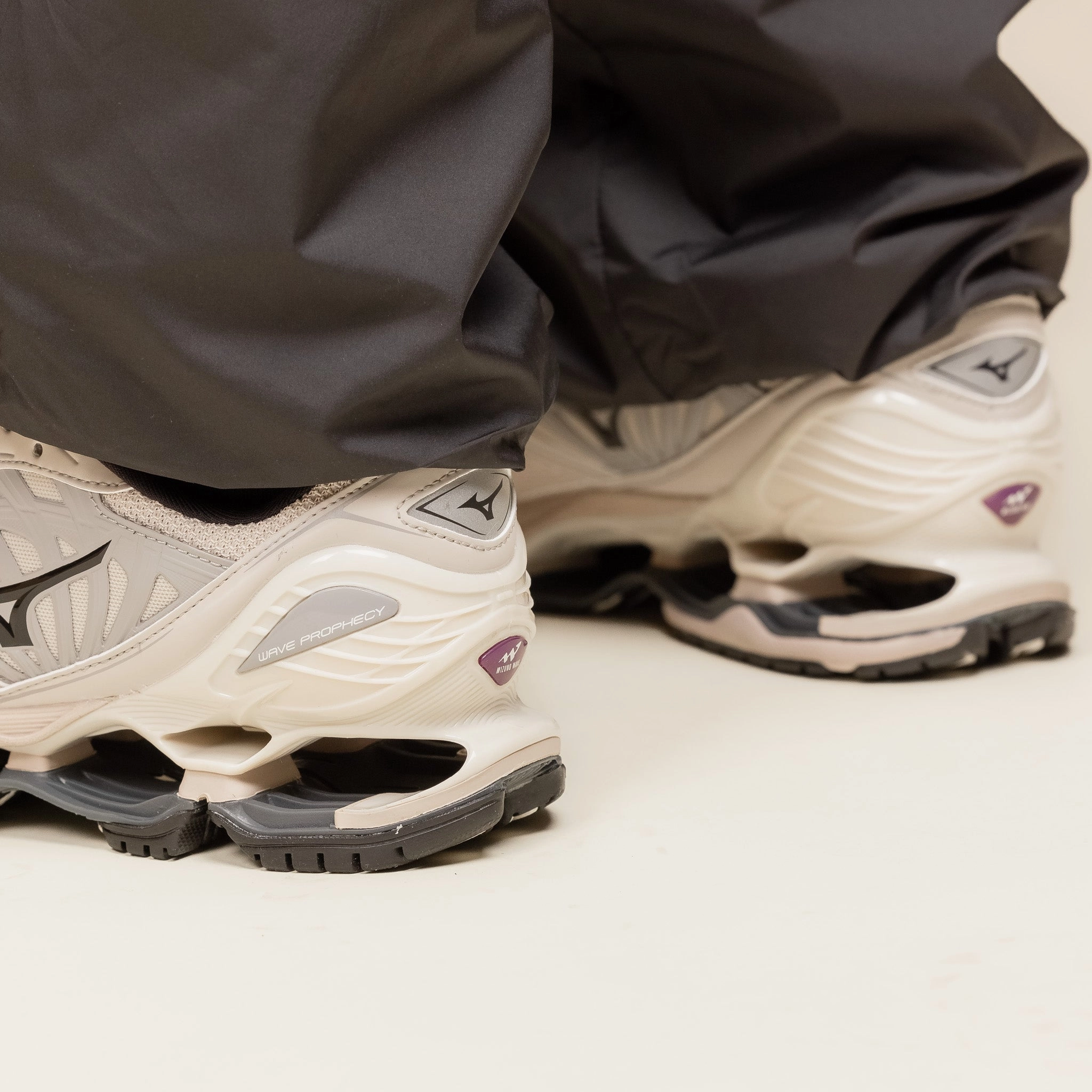 Mizuno - Wave Prophecy LS - Silver Cloud / Black / Opal Grey Autumn Cool