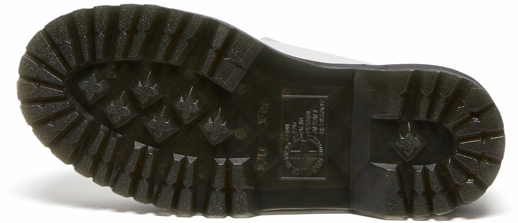 Dr Martens Womens Devon Flower White Nappa Comfy Cushion