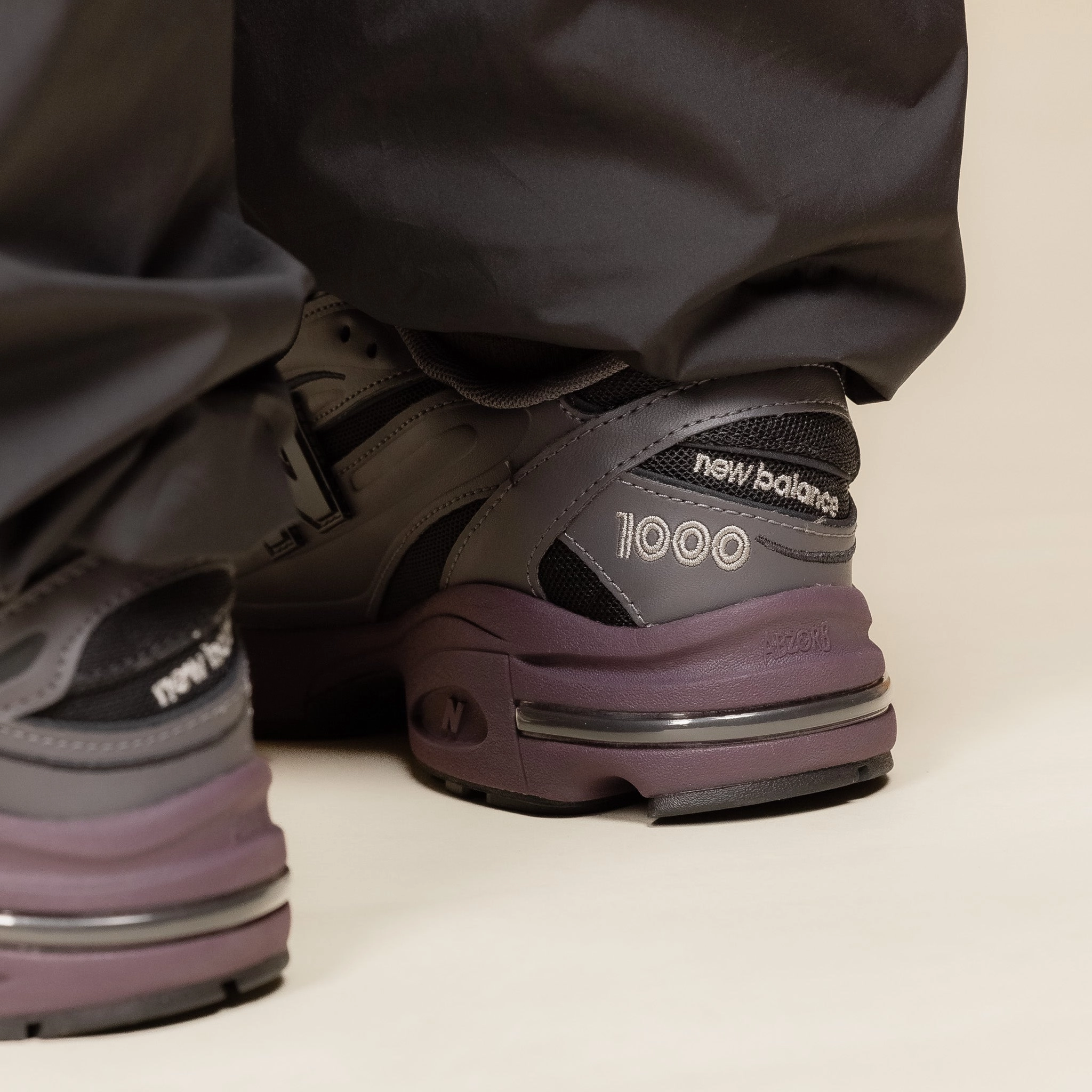 New Balance - M1000 - Magnet Plum Brown Comfortable fit Sun Glow