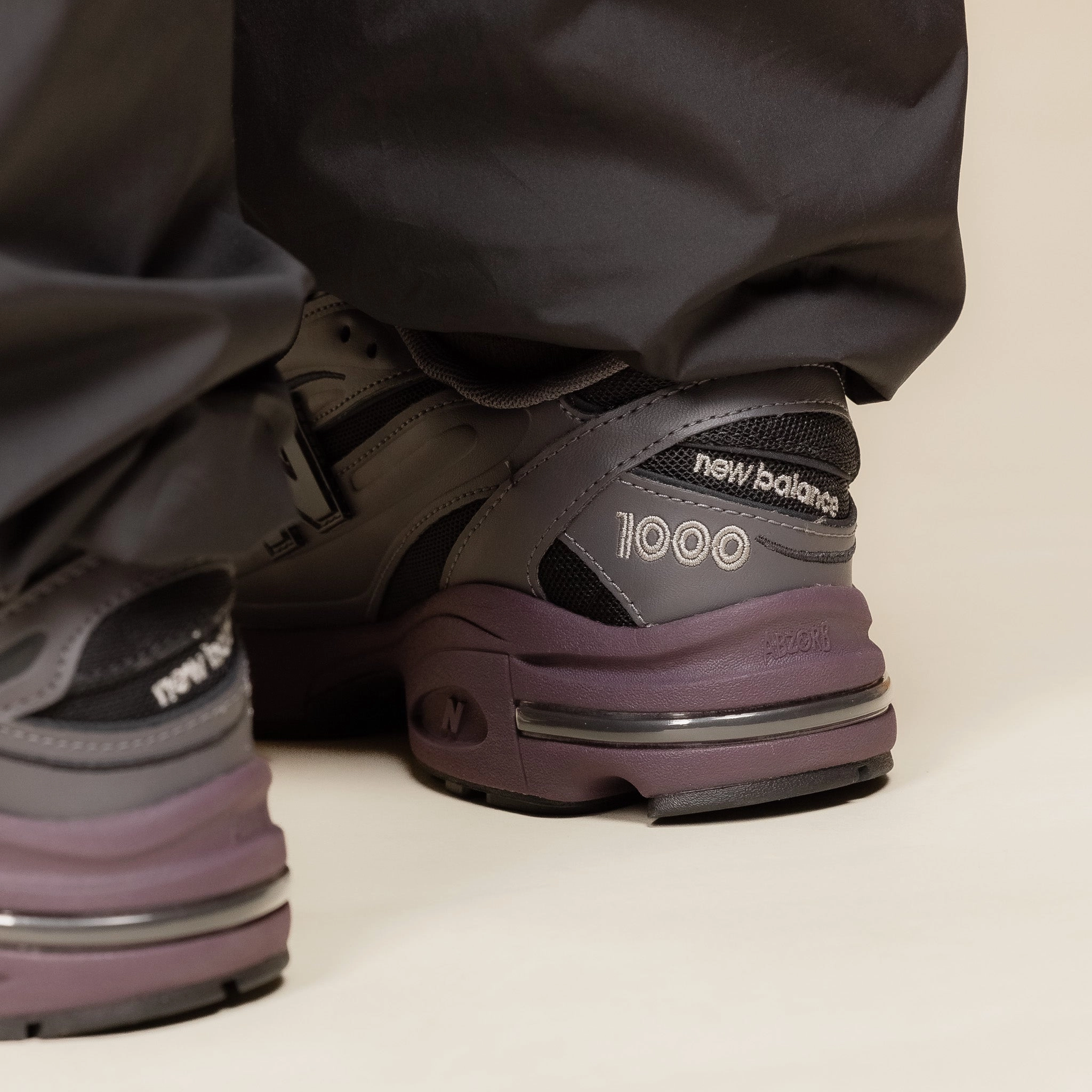 New Balance - M1000 - Magnet Plum Brown Comfortable fit Sun Glow